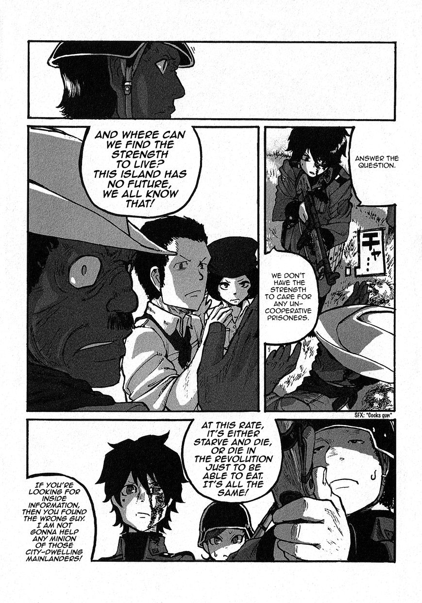Groundless - Sekigan no Sogekihei Chapter 5 page 24 - Chapter 5 : Skirmish Battle at Wuzma Plateau