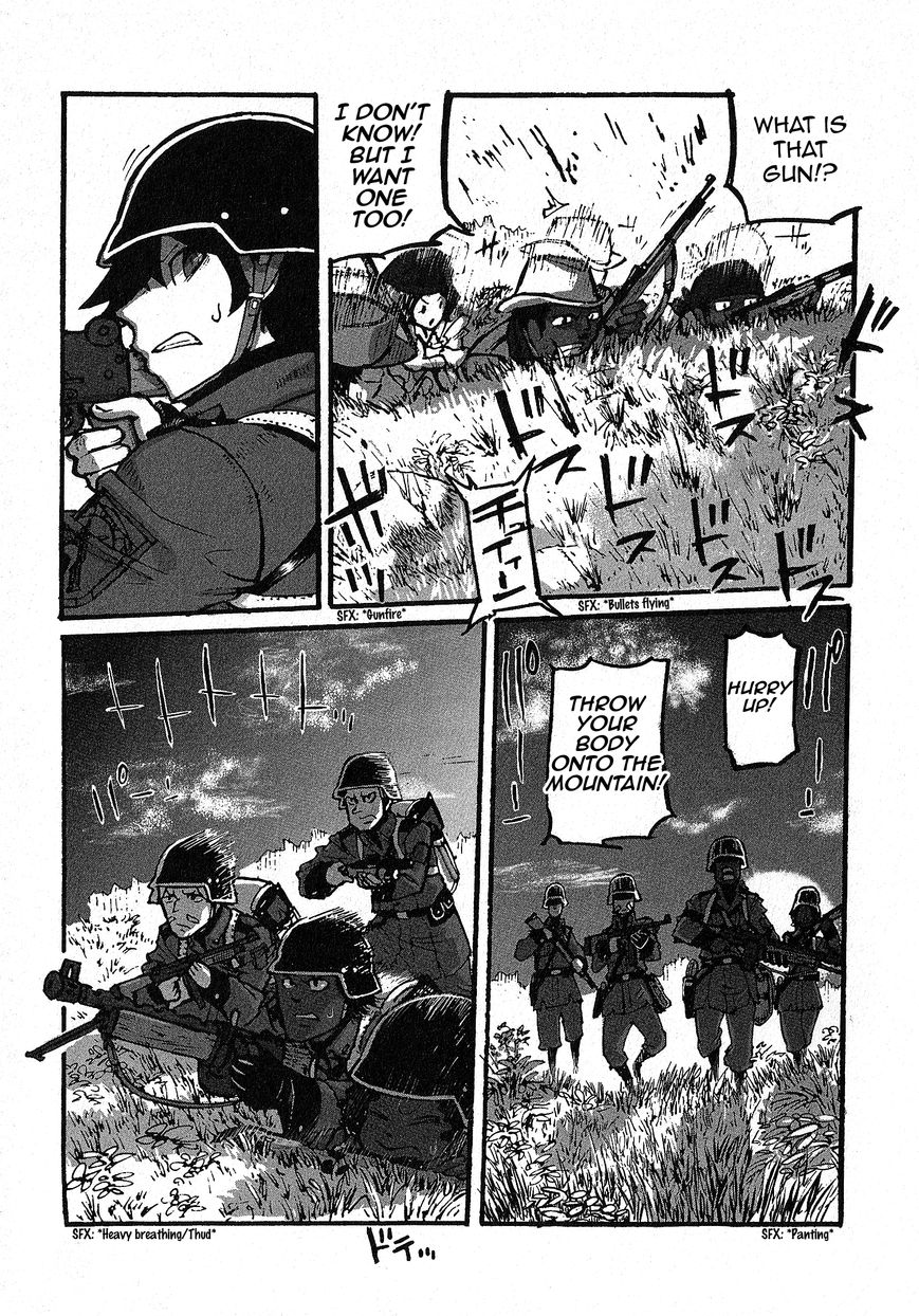 Groundless - Sekigan no Sogekihei Chapter 5 page 8 - Chapter 5 : Skirmish Battle at Wuzma Plateau
