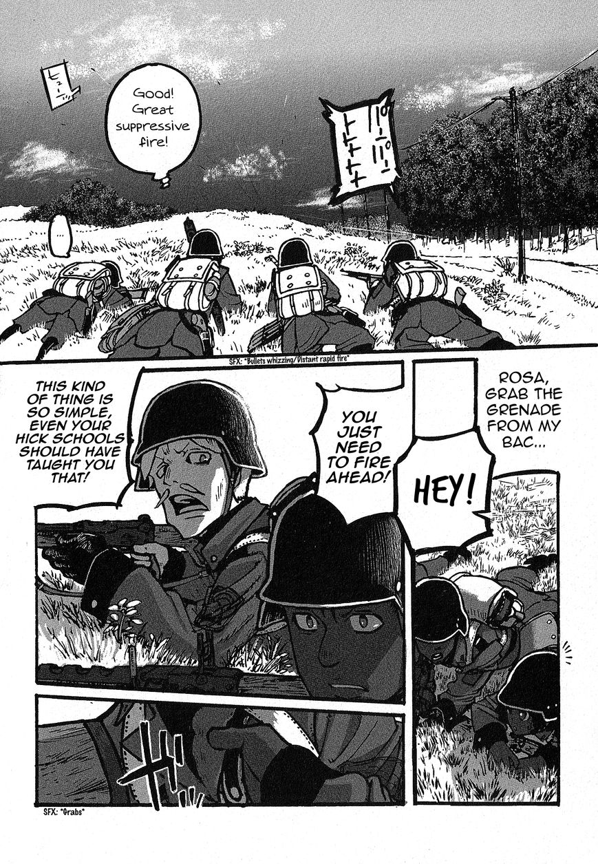 Groundless - Sekigan no Sogekihei Chapter 5 page 9 - Chapter 5 : Skirmish Battle at Wuzma Plateau