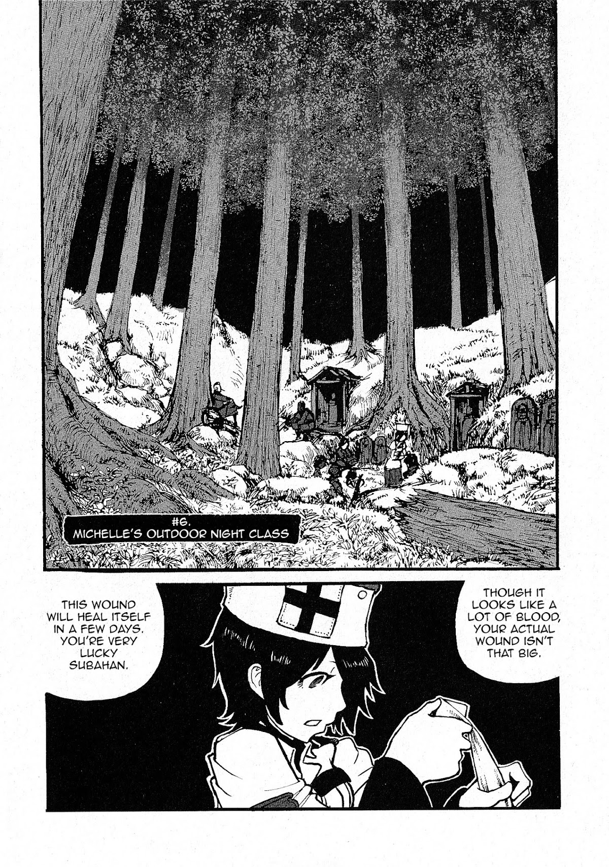 Groundless - Sekigan no Sogekihei Chapter 6 page 2 - Chapter 6 : Mercia's Outdoor Night Class (v1.1)