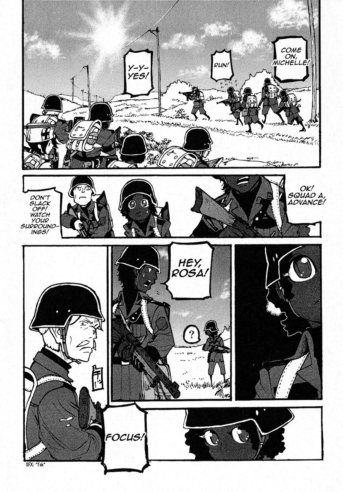 Groundless - Sekigan no Sogekihei Chapter 6 page 23 - Chapter 6 : Mercia's Outdoor Night Class (v1.1)