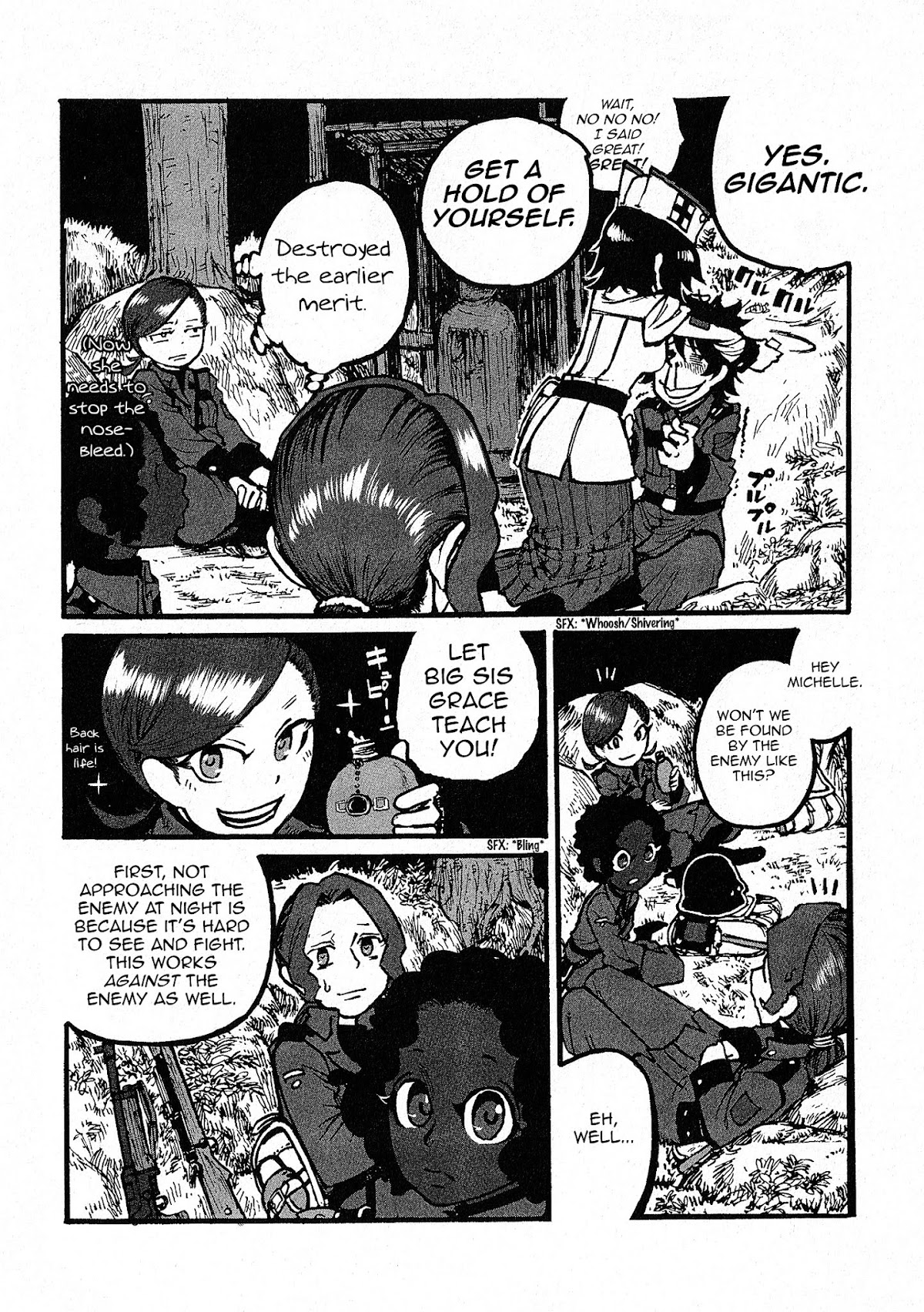 Groundless - Sekigan no Sogekihei Chapter 6 page 3 - Chapter 6 : Mercia's Outdoor Night Class (v1.1)