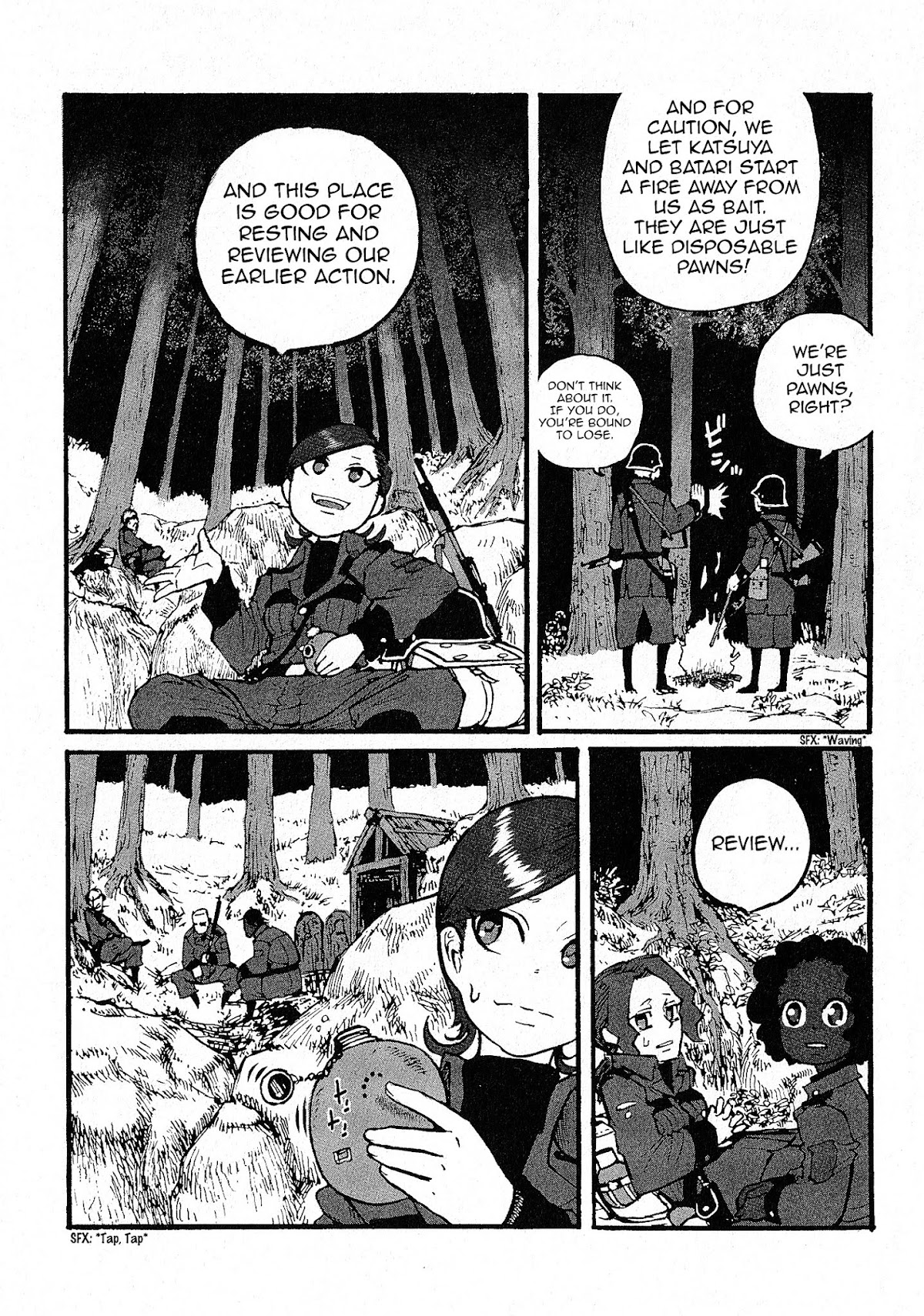 Groundless - Sekigan no Sogekihei Chapter 6 page 4 - Chapter 6 : Mercia's Outdoor Night Class (v1.1)
