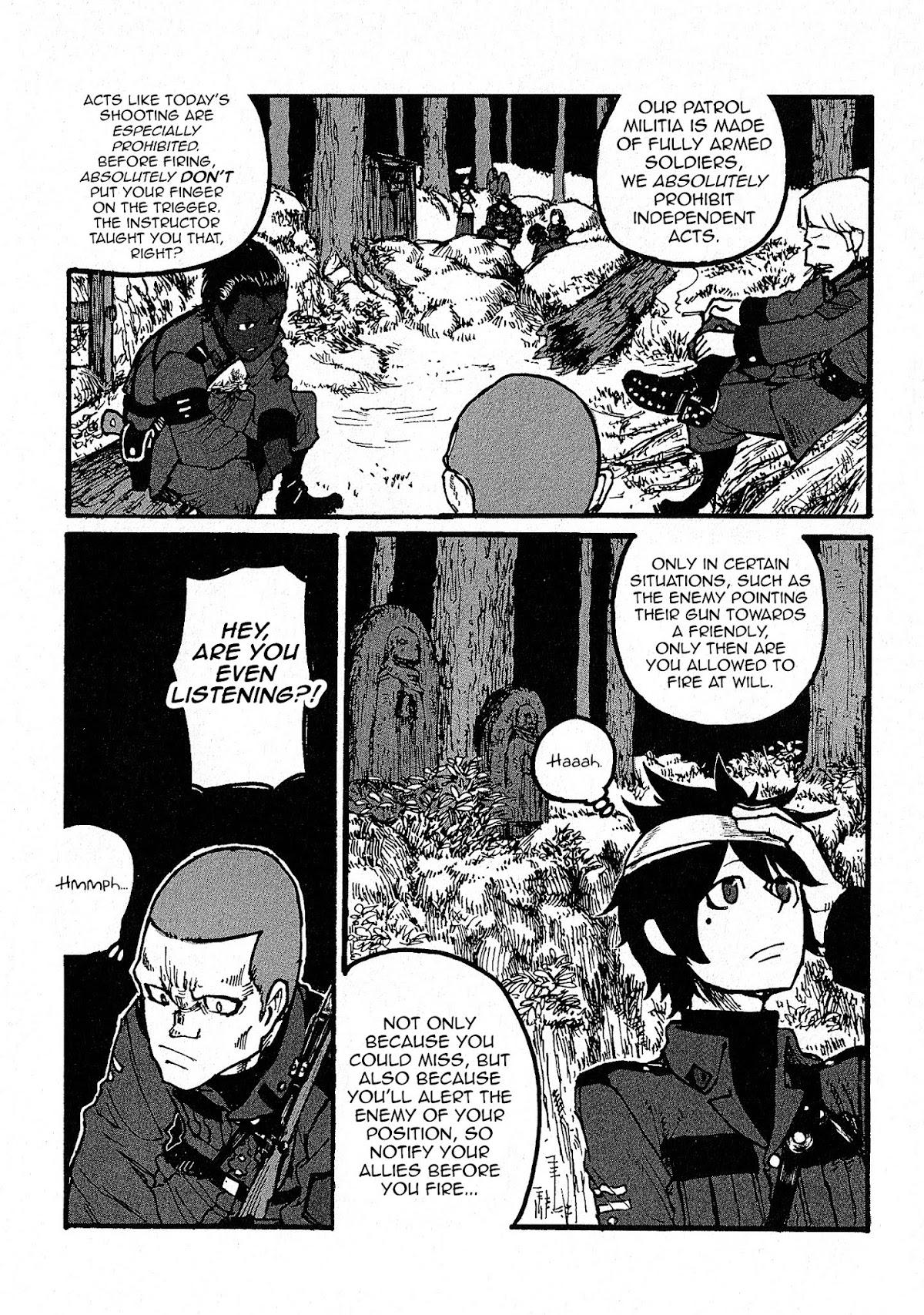 Groundless - Sekigan no Sogekihei Chapter 6 page 6 - Chapter 6 : Mercia's Outdoor Night Class (v1.1)