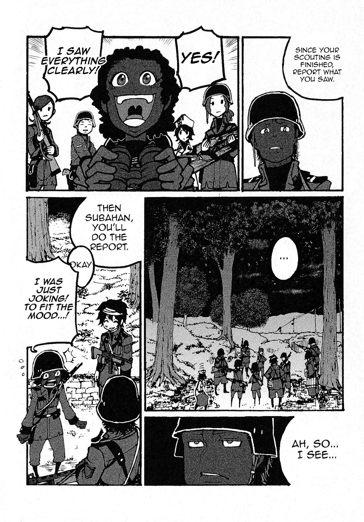Groundless - Sekigan no Sogekihei Chapter 7 page 11 - Chapter 7 : Information and Psychology (v1.1)