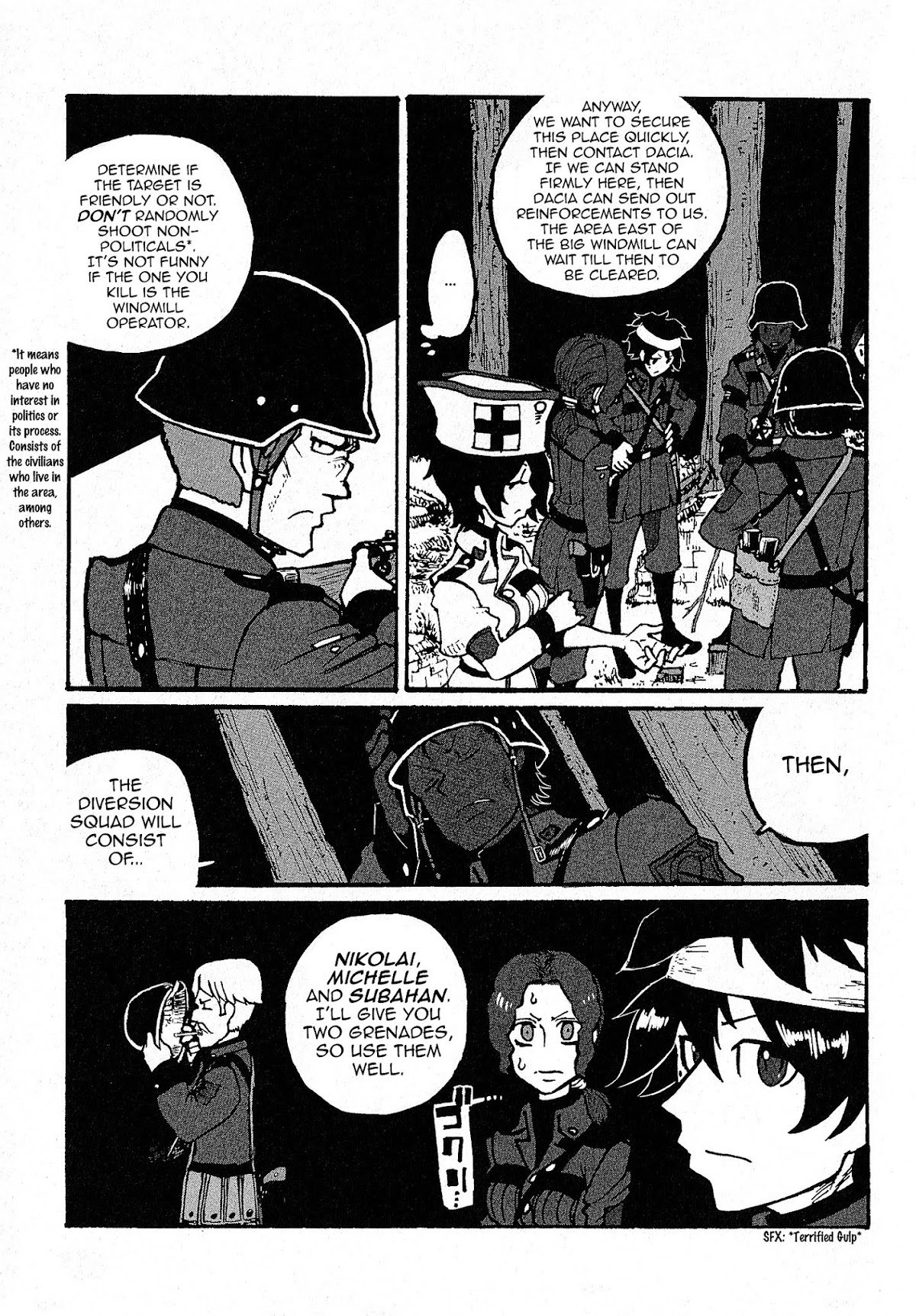 Groundless - Sekigan no Sogekihei Chapter 7 page 16 - Chapter 7 : Information and Psychology (v1.1)