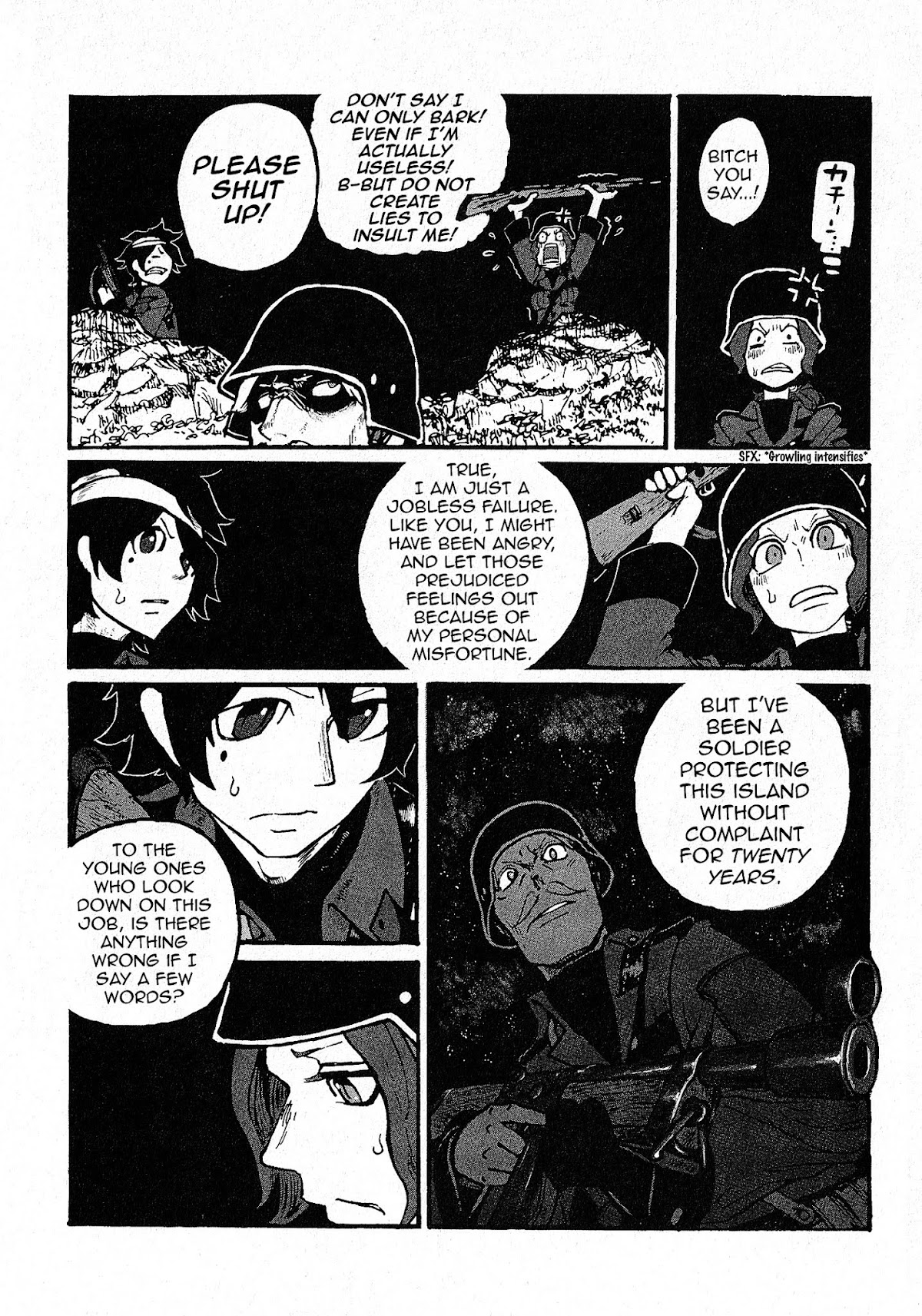 Groundless - Sekigan no Sogekihei Chapter 7 page 28 - Chapter 7 : Information and Psychology (v1.1)