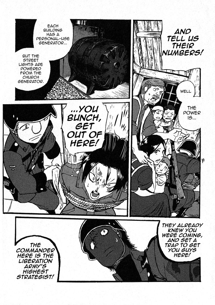 Groundless - Sekigan no Sogekihei Chapter 8 page 18 - Chapter 8 : Third Grain Silo Area Occupation Battle