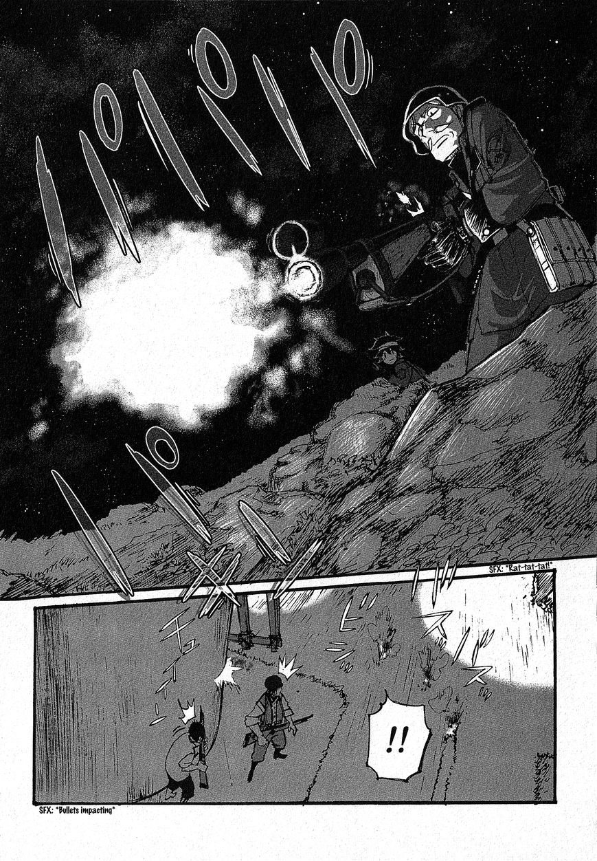 Groundless - Sekigan no Sogekihei Chapter 8 page 3 - Chapter 8 : Third Grain Silo Area Occupation Battle