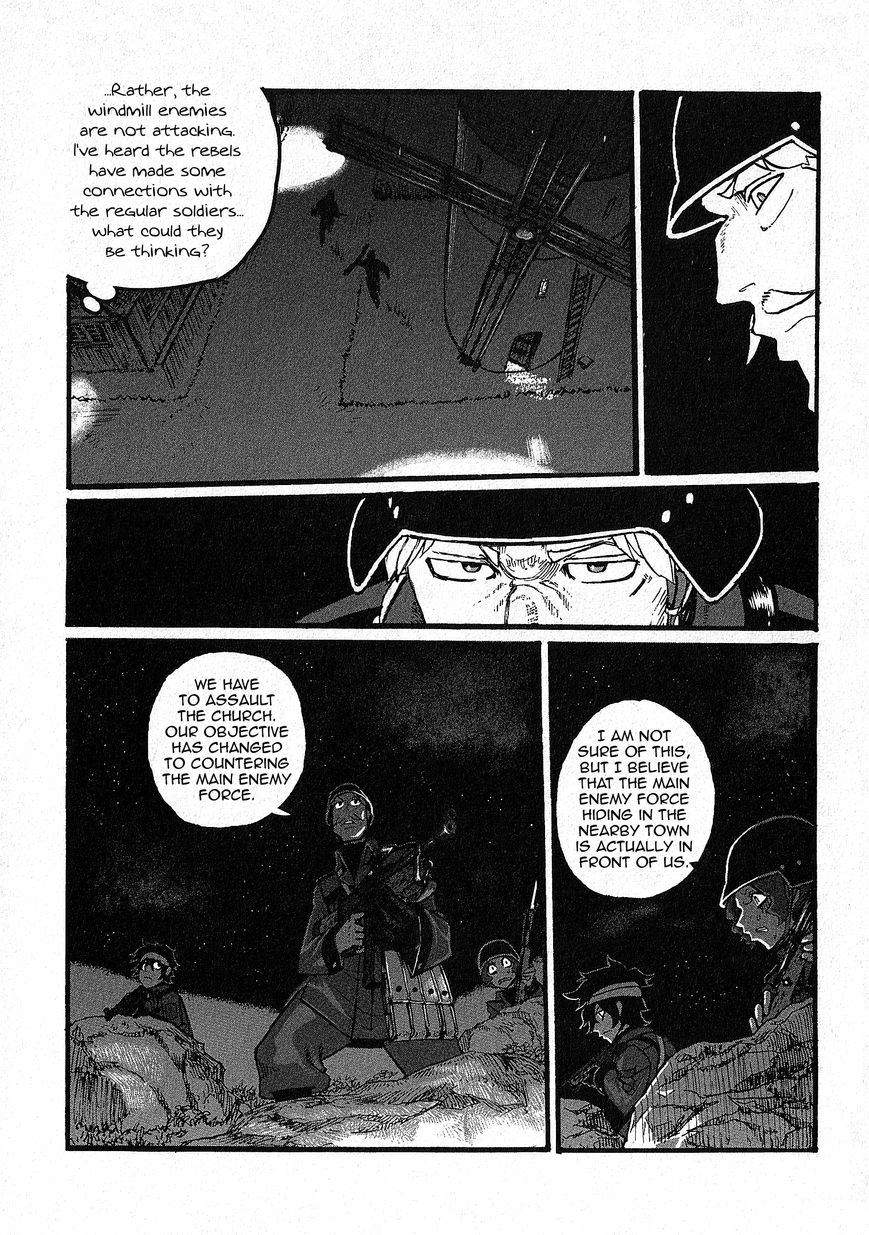 Groundless - Sekigan no Sogekihei Chapter 8 page 8 - Chapter 8 : Third Grain Silo Area Occupation Battle