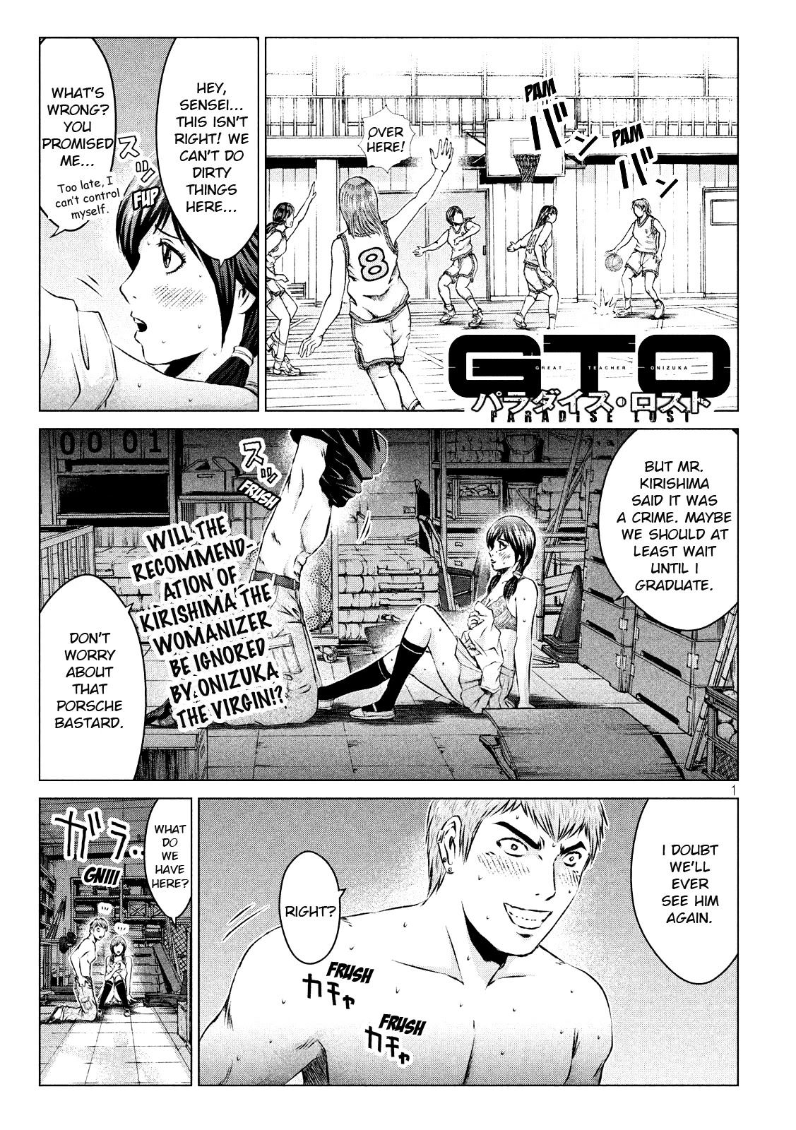 GTO - Paradise Lost Chapter 102 page 1 - Chapter 102: Return of the Animal