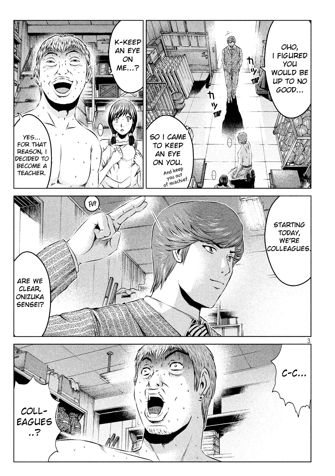 GTO - Paradise Lost Chapter 102 page 3 - Chapter 102: Return of the Animal