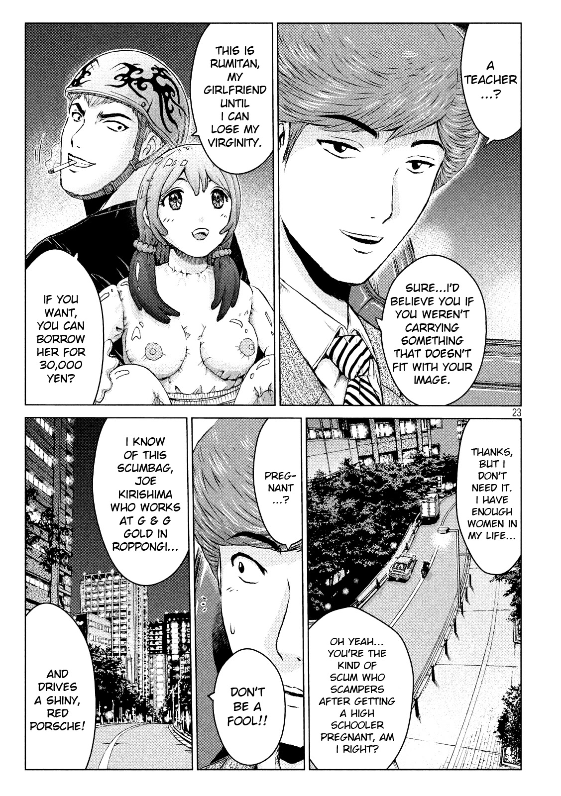 GTO - Paradise Lost Chapter 103.2 page 21 - Chapter 103.2: Re: Animal Joe 02