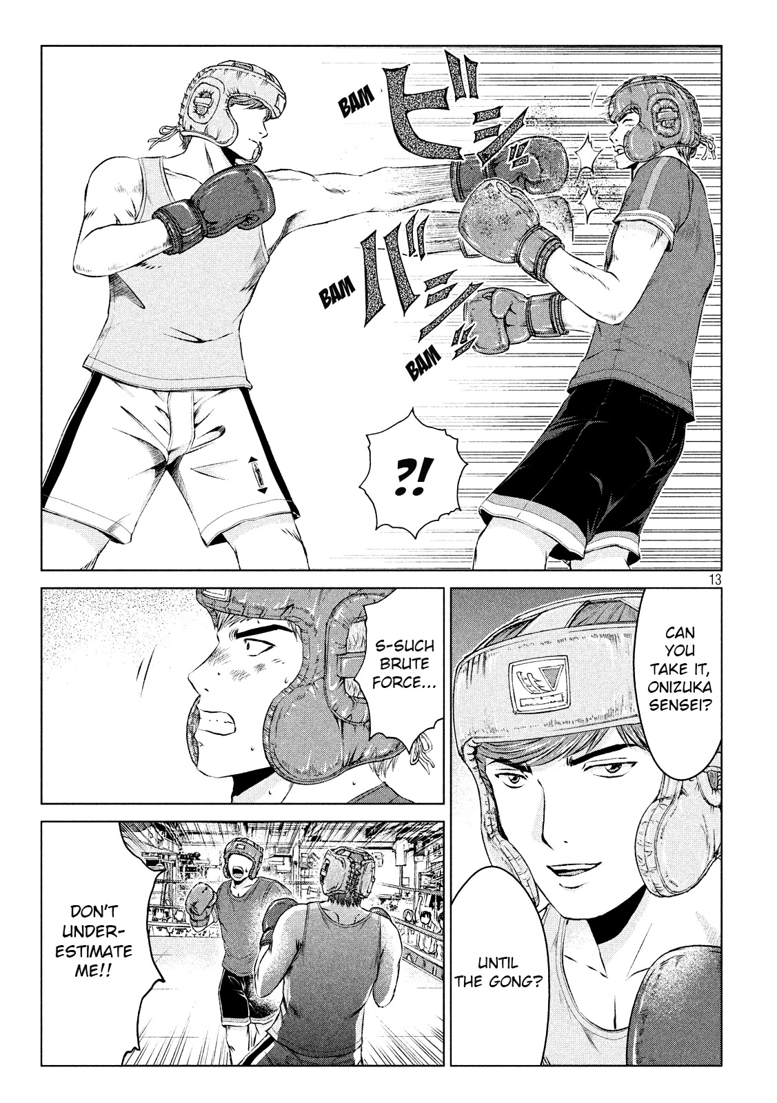 GTO - Paradise Lost Chapter 103 page 13 - Chapter 103: A Head to Head Fight