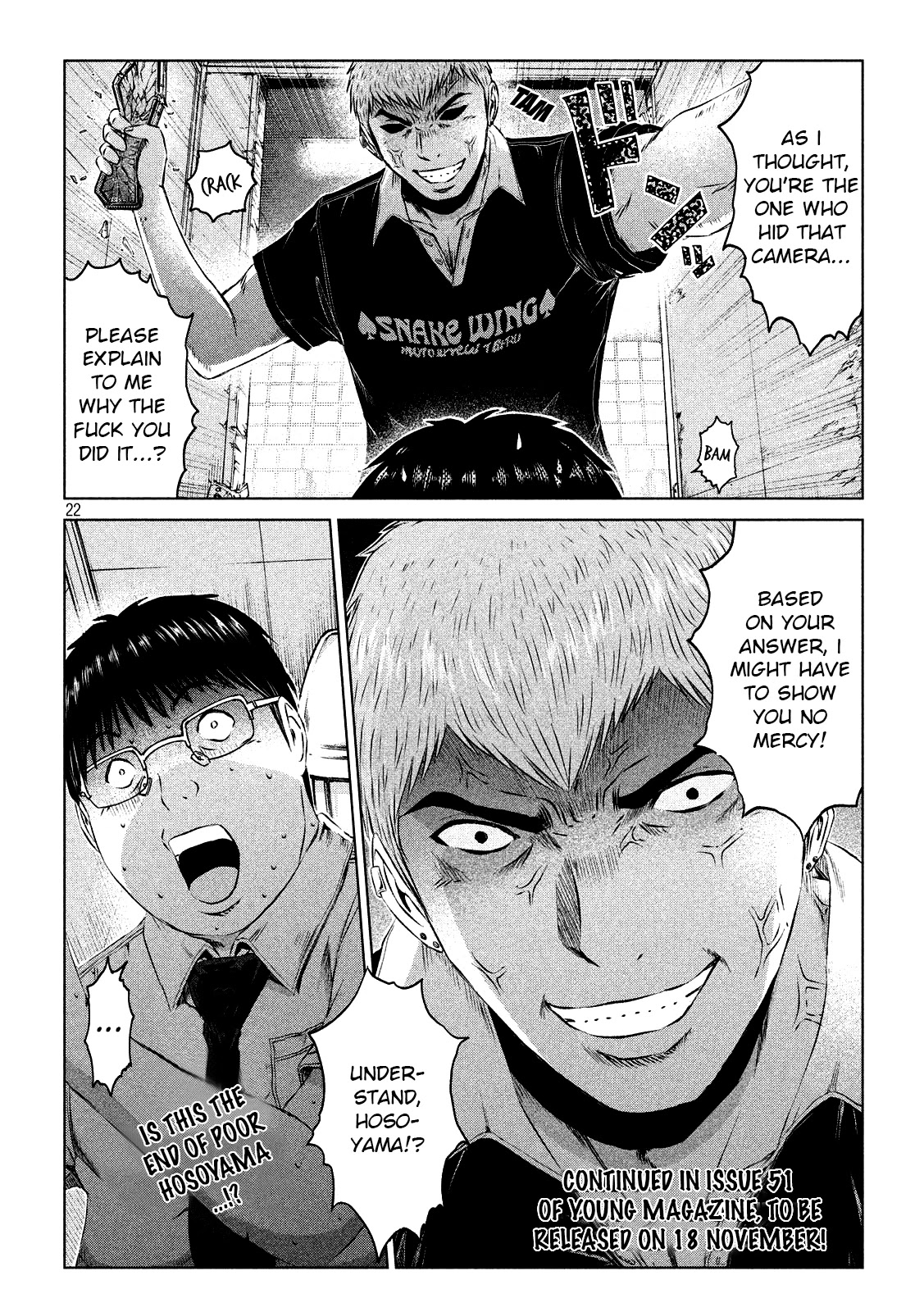 GTO - Paradise Lost Chapter 109 page 21 - Chapter 109: Your turn will come