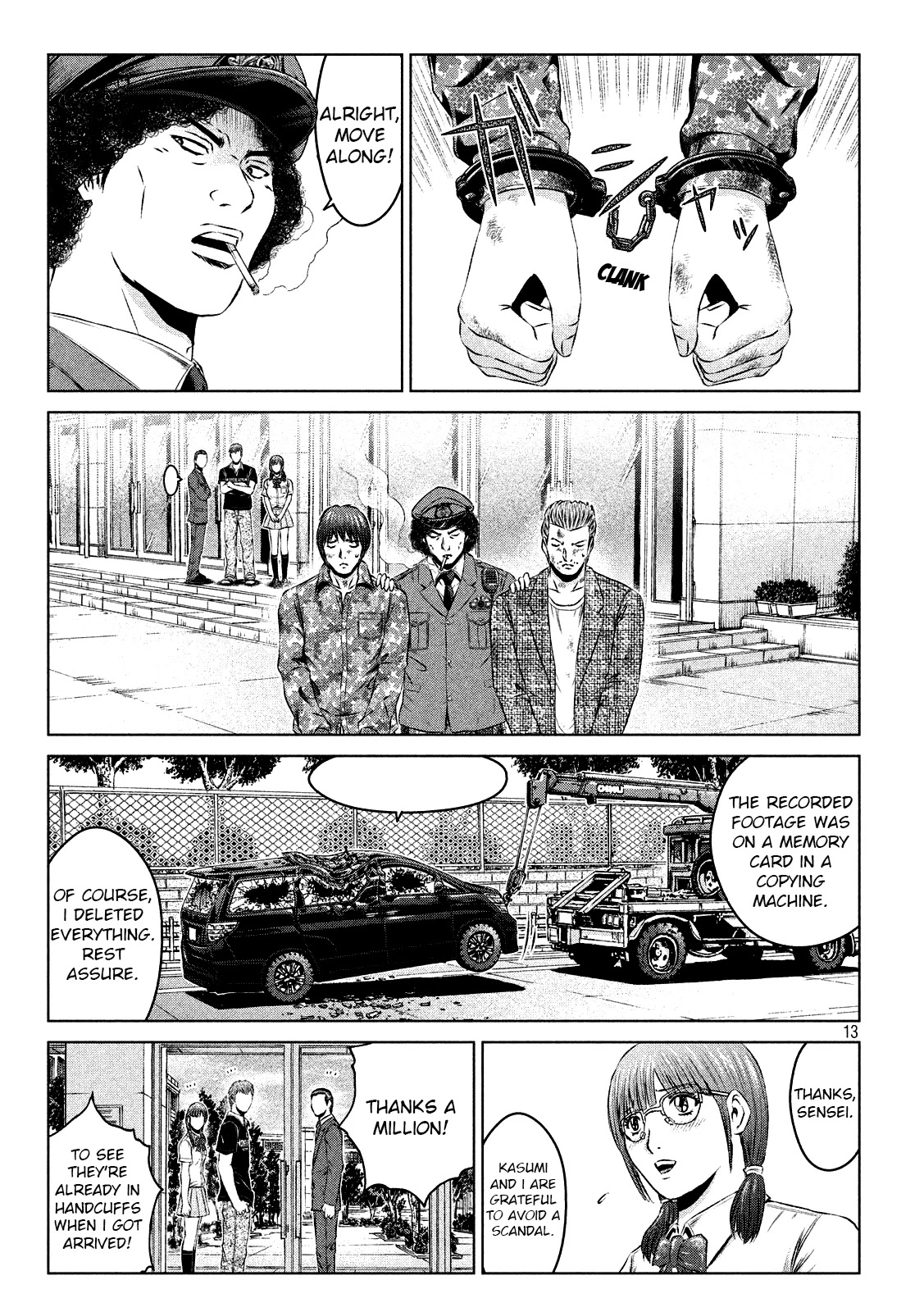 GTO - Paradise Lost Chapter 110 page 13 - Chapter 110: NO MORE stolen shots