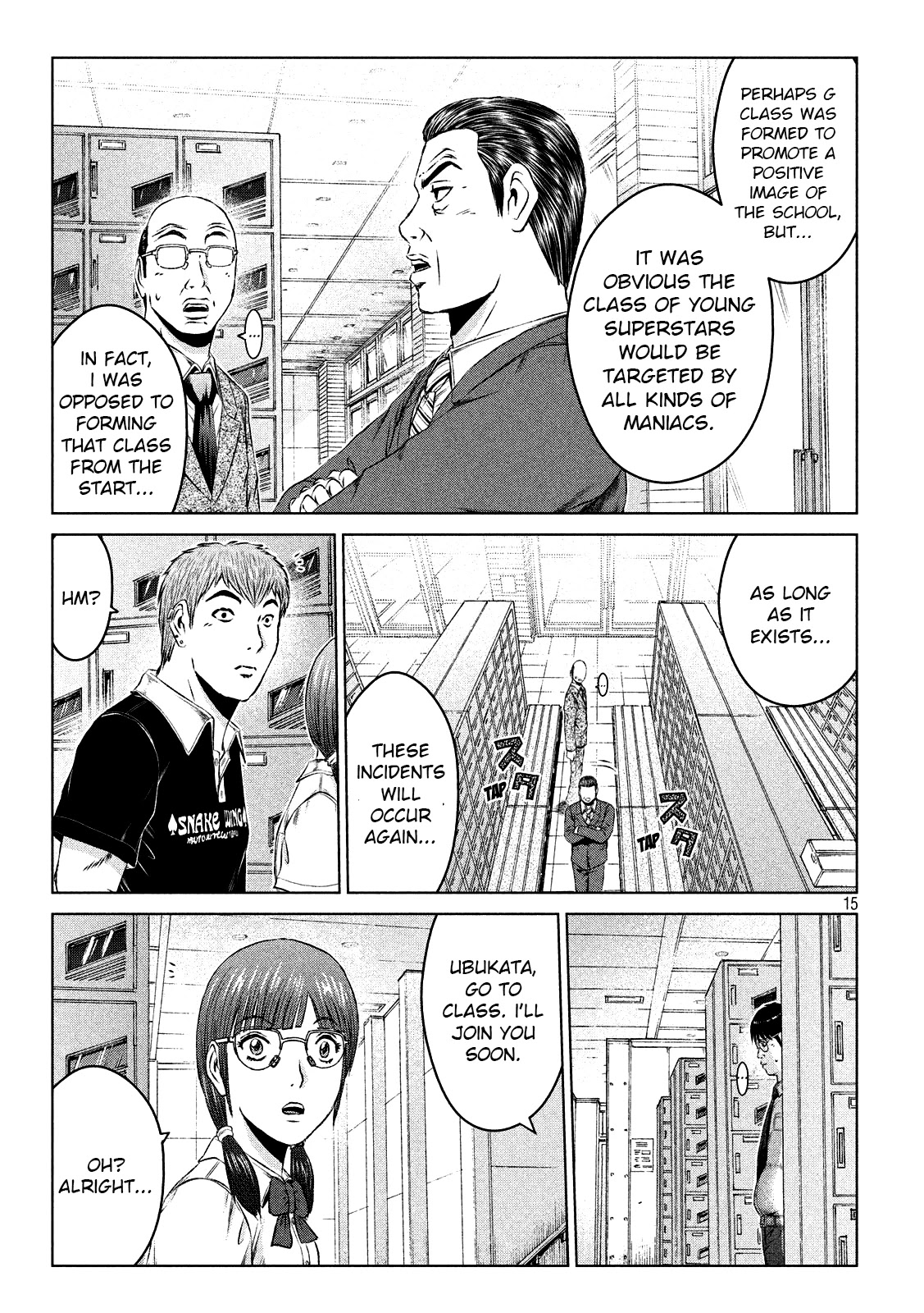 GTO - Paradise Lost Chapter 110 page 15 - Chapter 110: NO MORE stolen shots