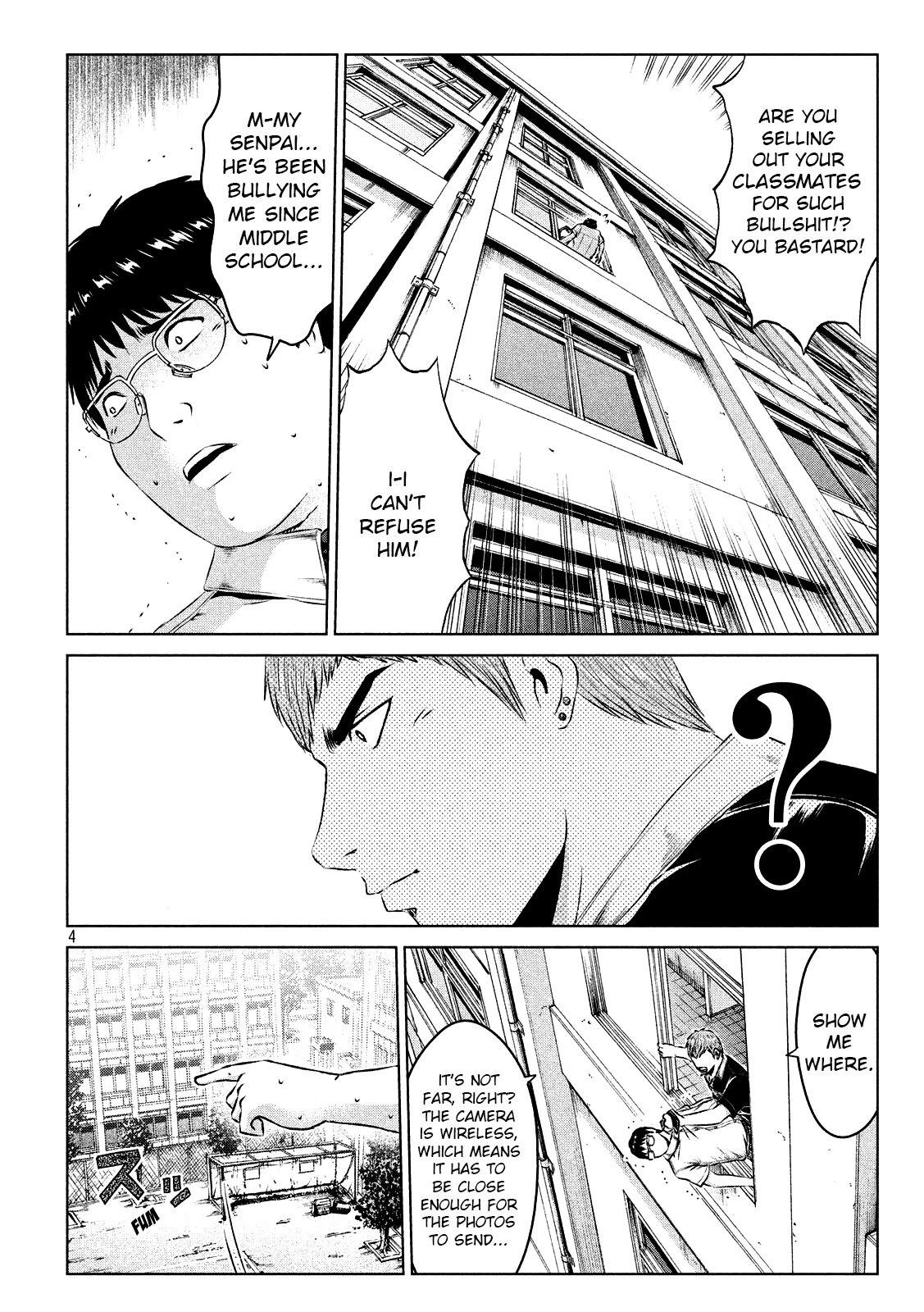 GTO - Paradise Lost Chapter 110 page 4 - Chapter 110: NO MORE stolen shots