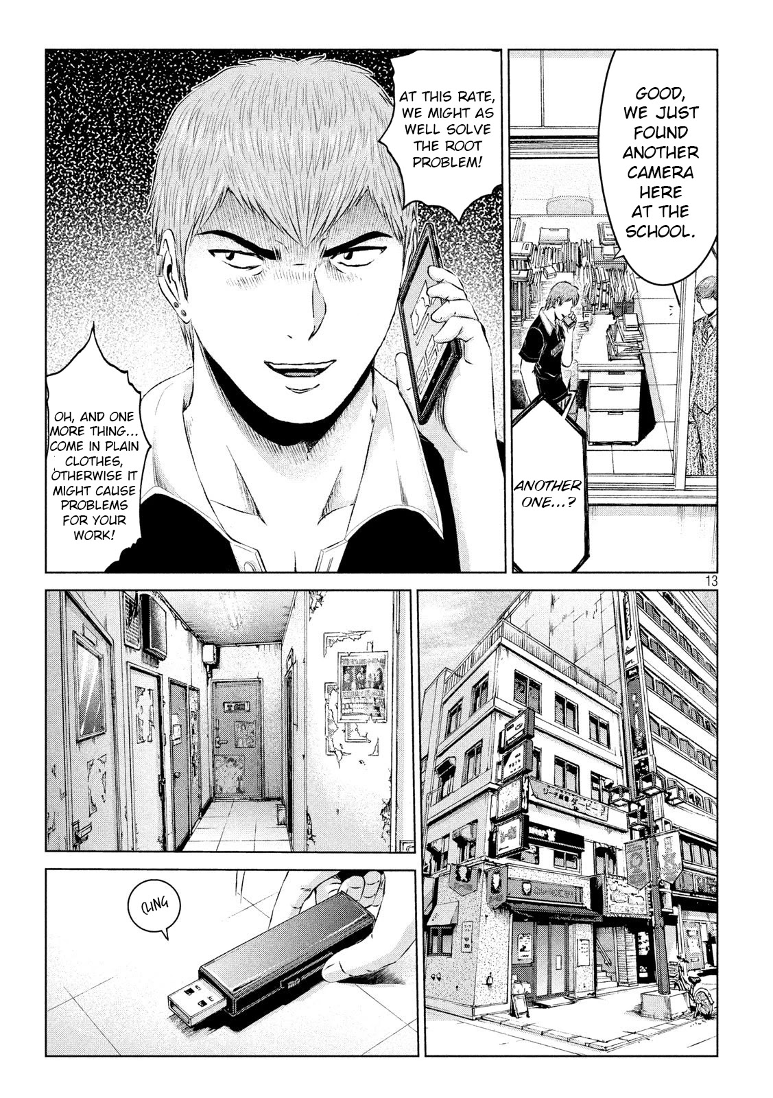 GTO - Paradise Lost Chapter 111 page 13 - Chapter 111: The return of the nostalgic duo