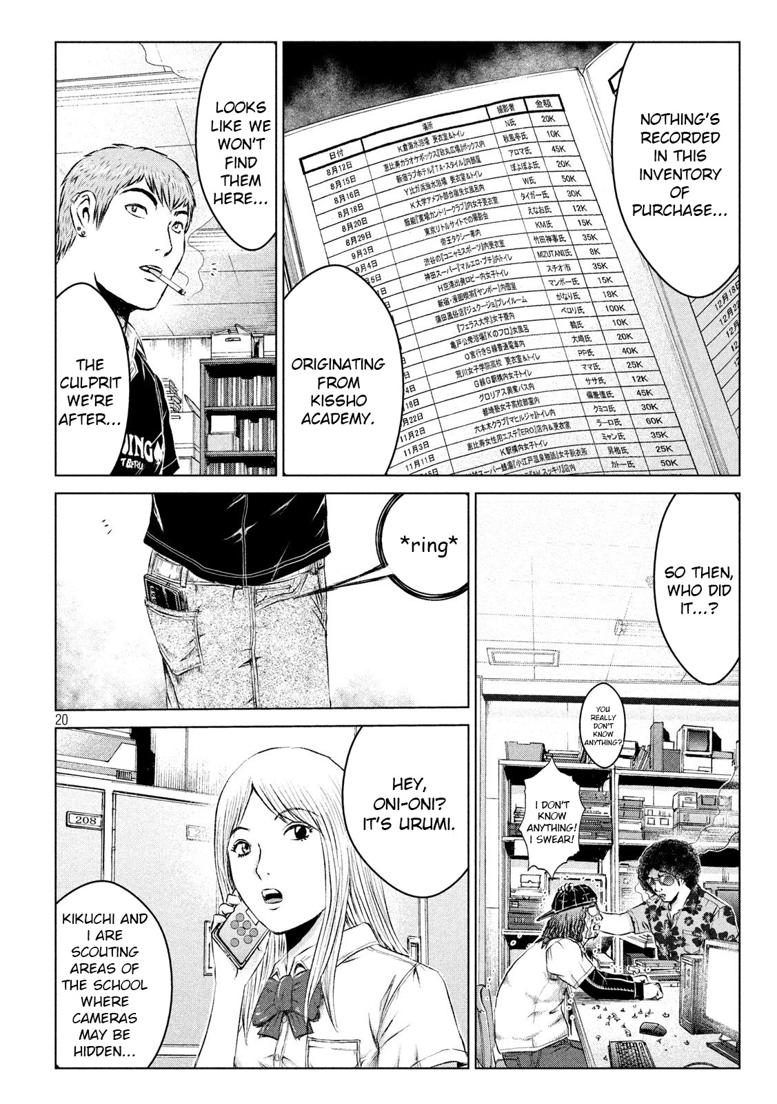 GTO - Paradise Lost Chapter 111 page 20 - Chapter 111: The return of the nostalgic duo