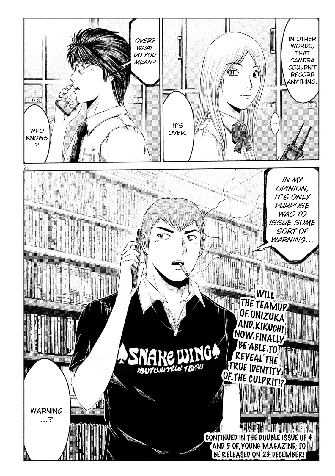 GTO - Paradise Lost Chapter 111 page 22 - Chapter 111: The return of the nostalgic duo