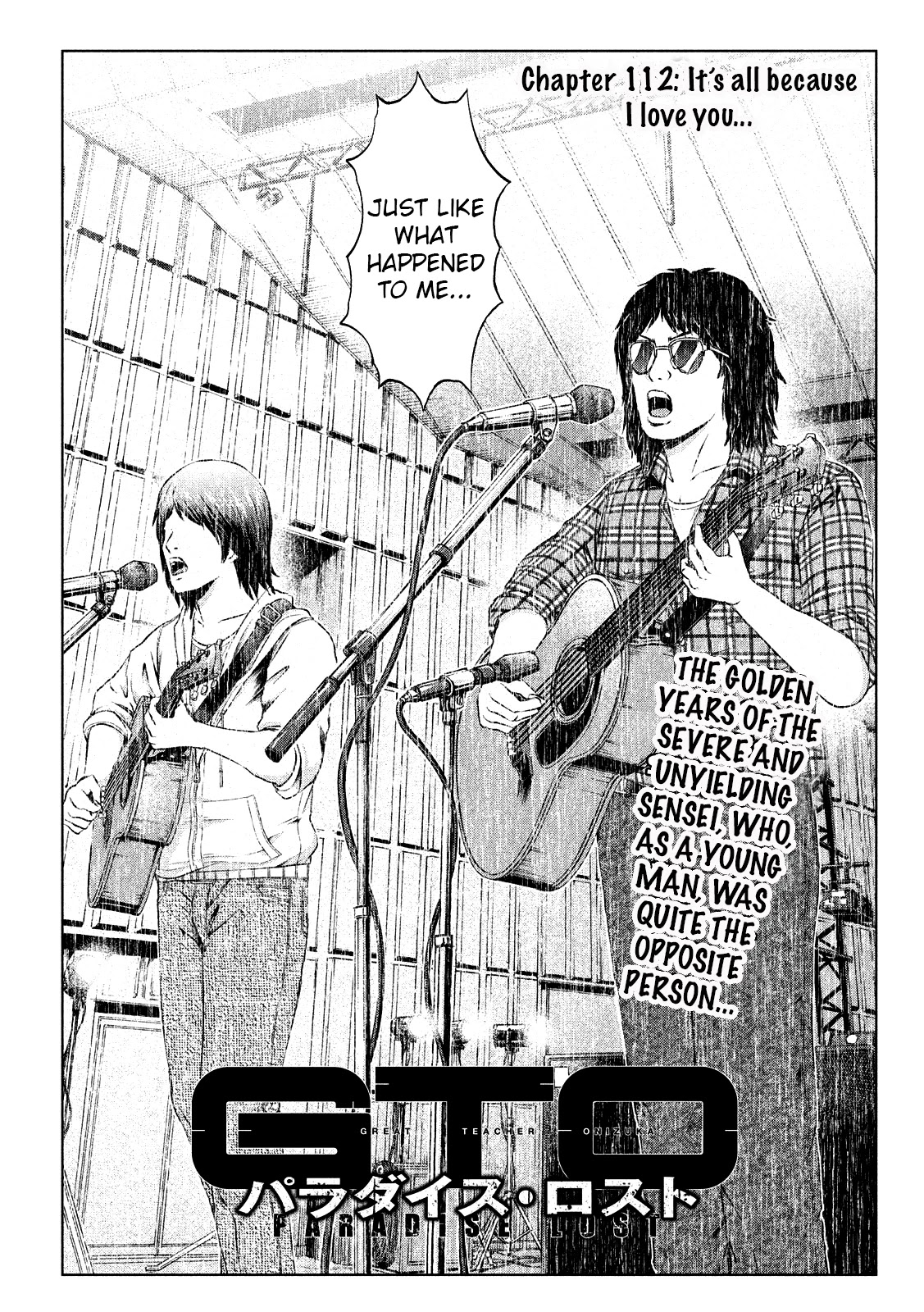 GTO - Paradise Lost Chapter 112 page 4 - Chapter 112: It's all because i love you