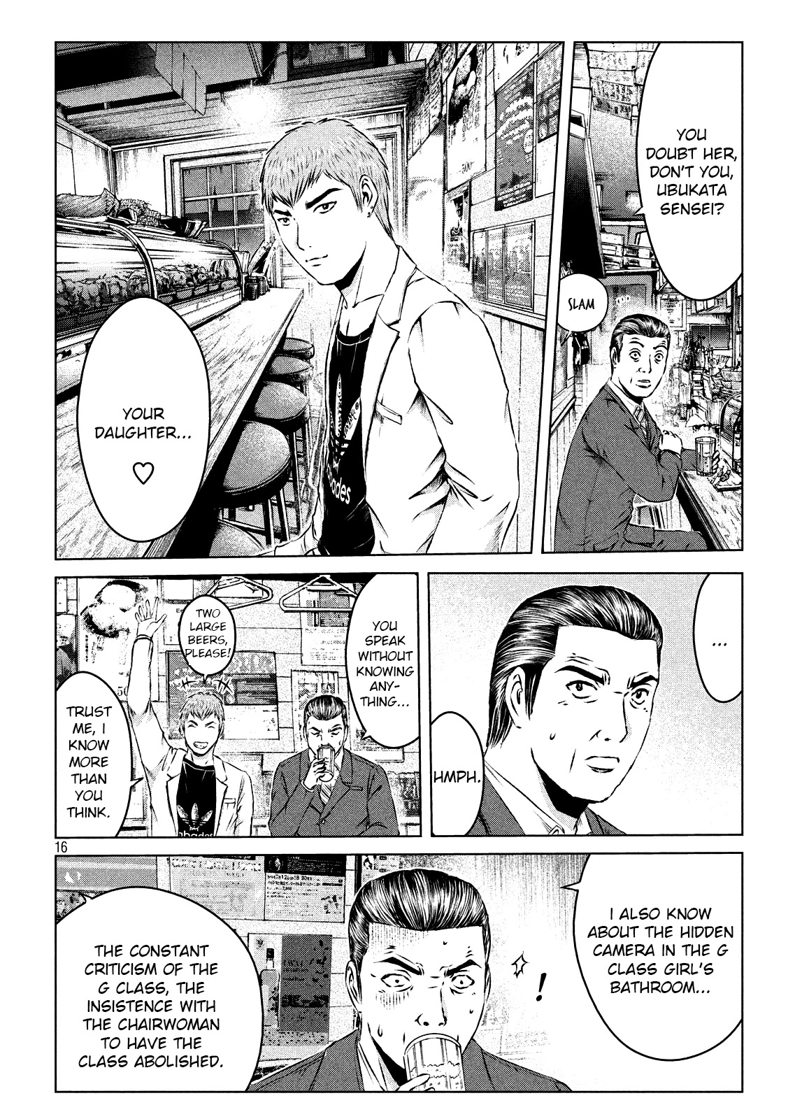 GTO - Paradise Lost Chapter 115 page 16 - Chapter 115: The duty of a parent