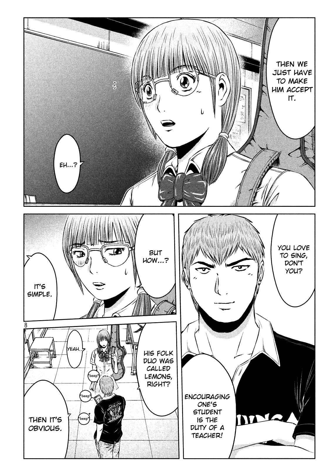 GTO - Paradise Lost Chapter 115 page 8 - Chapter 115: The duty of a parent