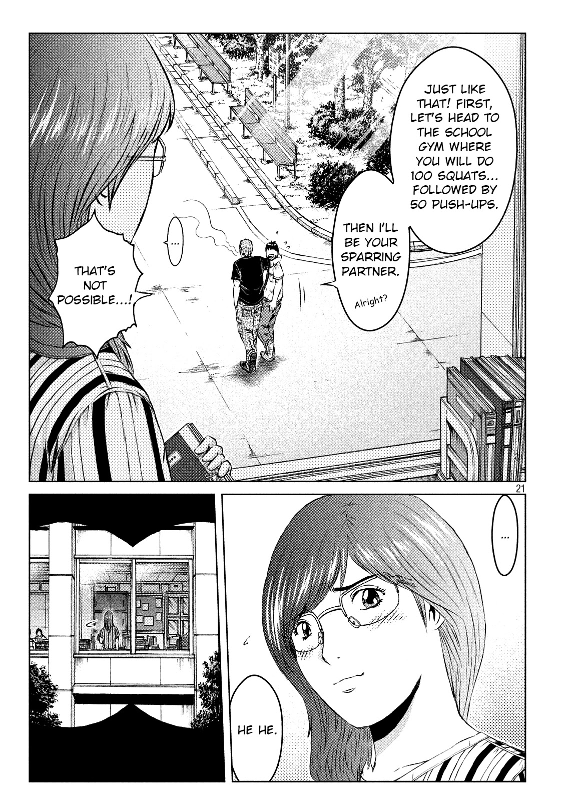 GTO - Paradise Lost Chapter 117 page 19 - Chapter 117: How to draw the boundary line