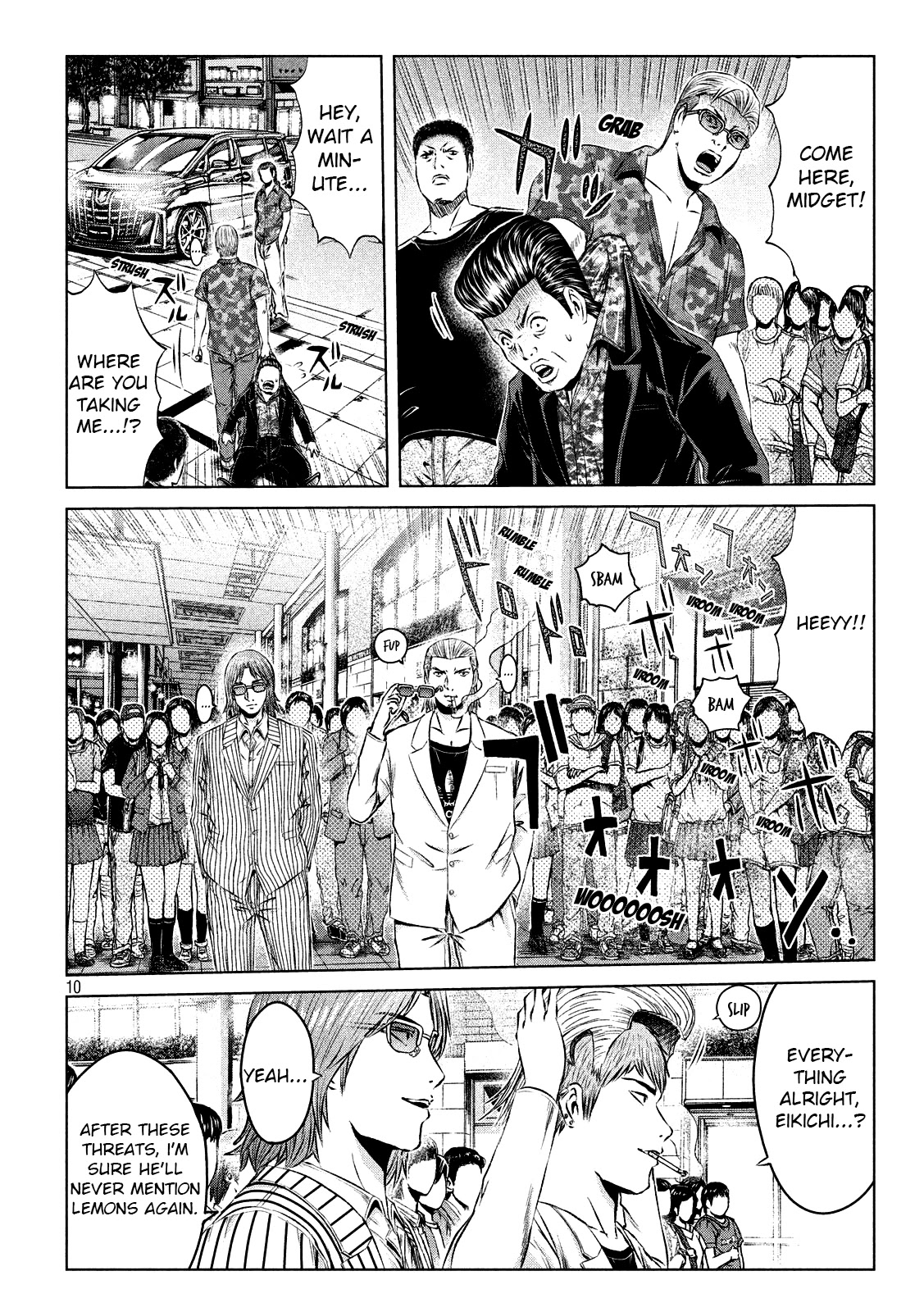 GTO - Paradise Lost Chapter 117 page 9 - Chapter 117: How to draw the boundary line
