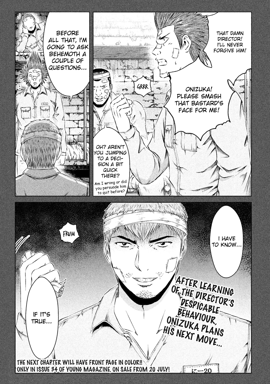 GTO - Paradise Lost Chapter 124 page 20 - Chapter 124: Dance of the anaconda