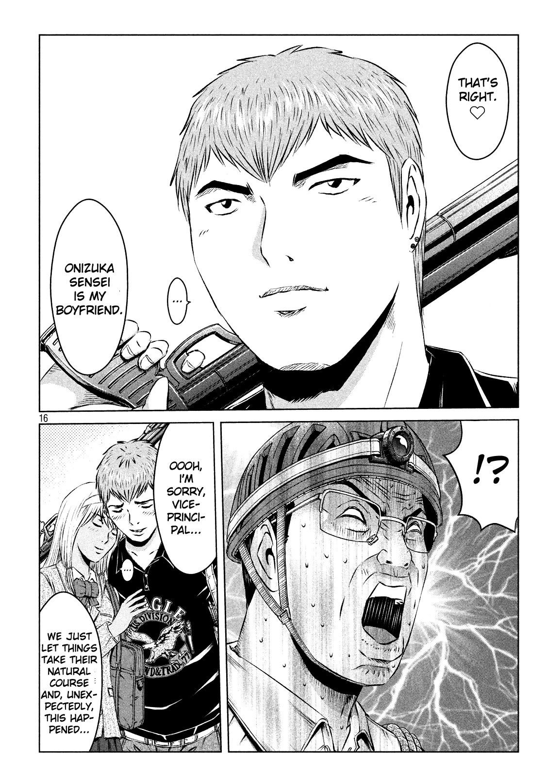 GTO - Paradise Lost Chapter 127 page 16 - Chapter 127: The extraordinary adventures of the Uchiyamada Family Part 3