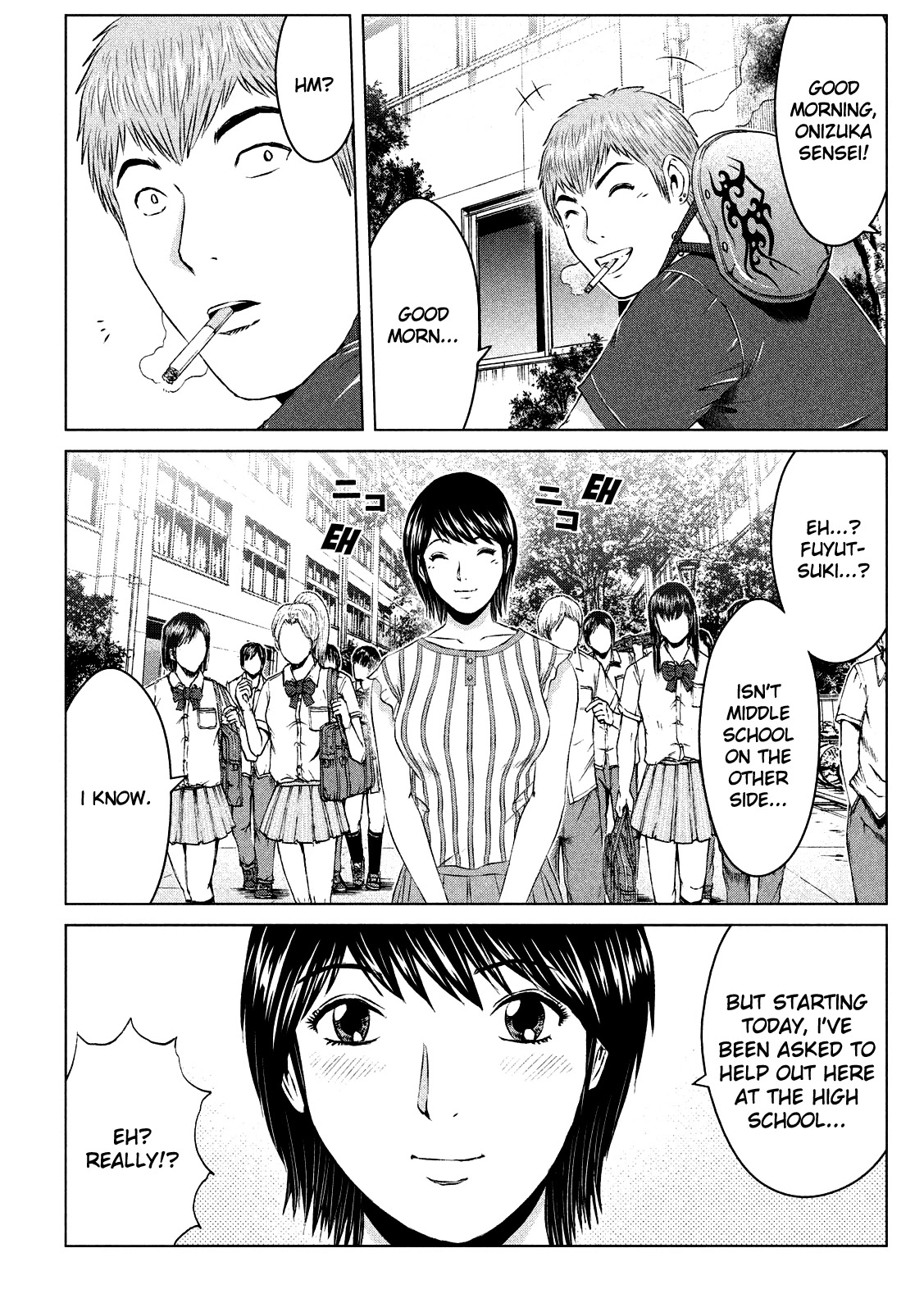 GTO - Paradise Lost Chapter 128 page 2 - Chapter 128: The return of the princess