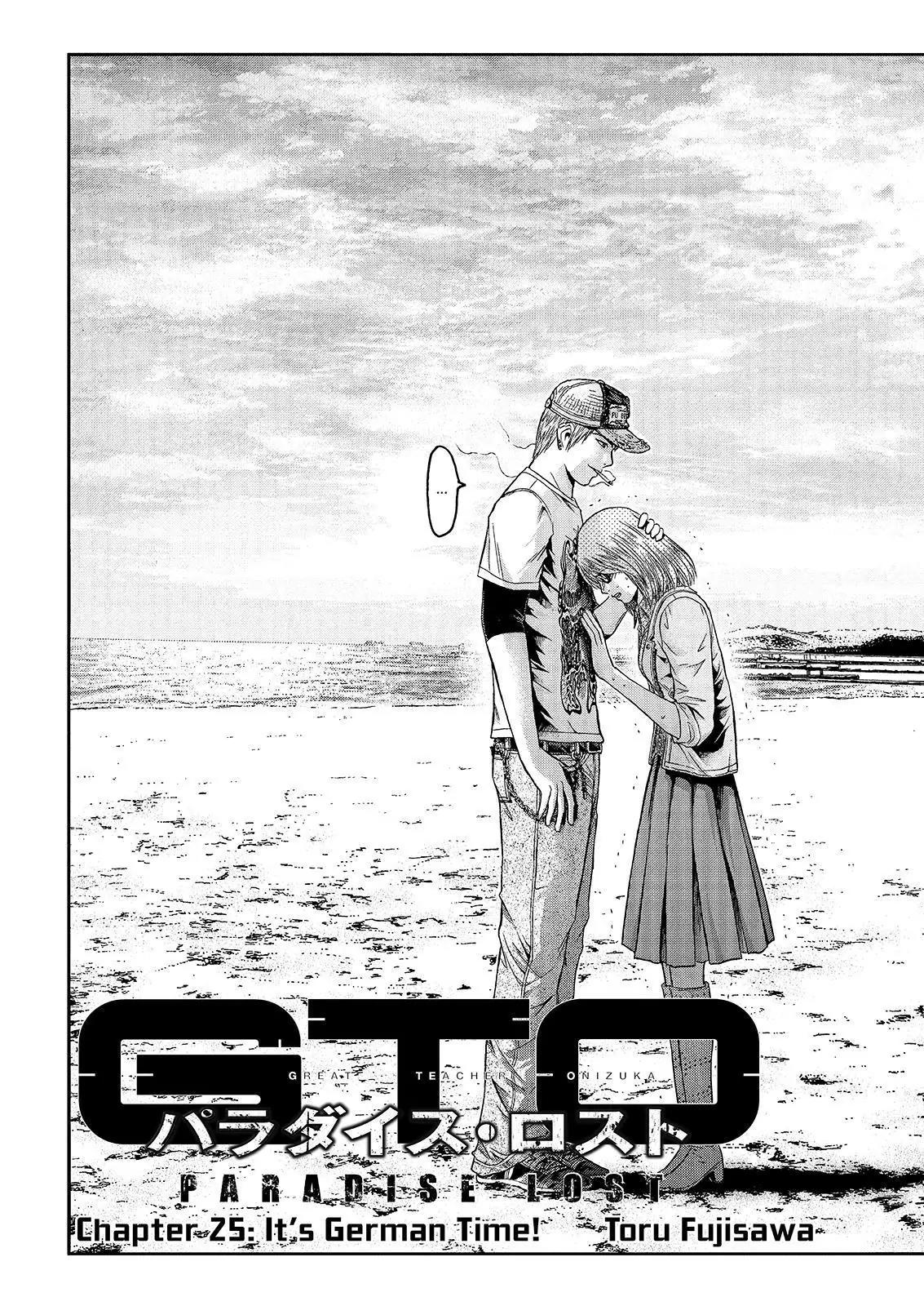 GTO - Paradise Lost Chapter 25 page 3 - Chapter 25: It's German Time!