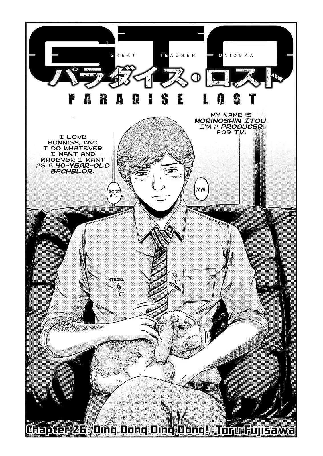 GTO - Paradise Lost Chapter 26 page 1 - Chapter 26: Ding Dong Ding Dong!