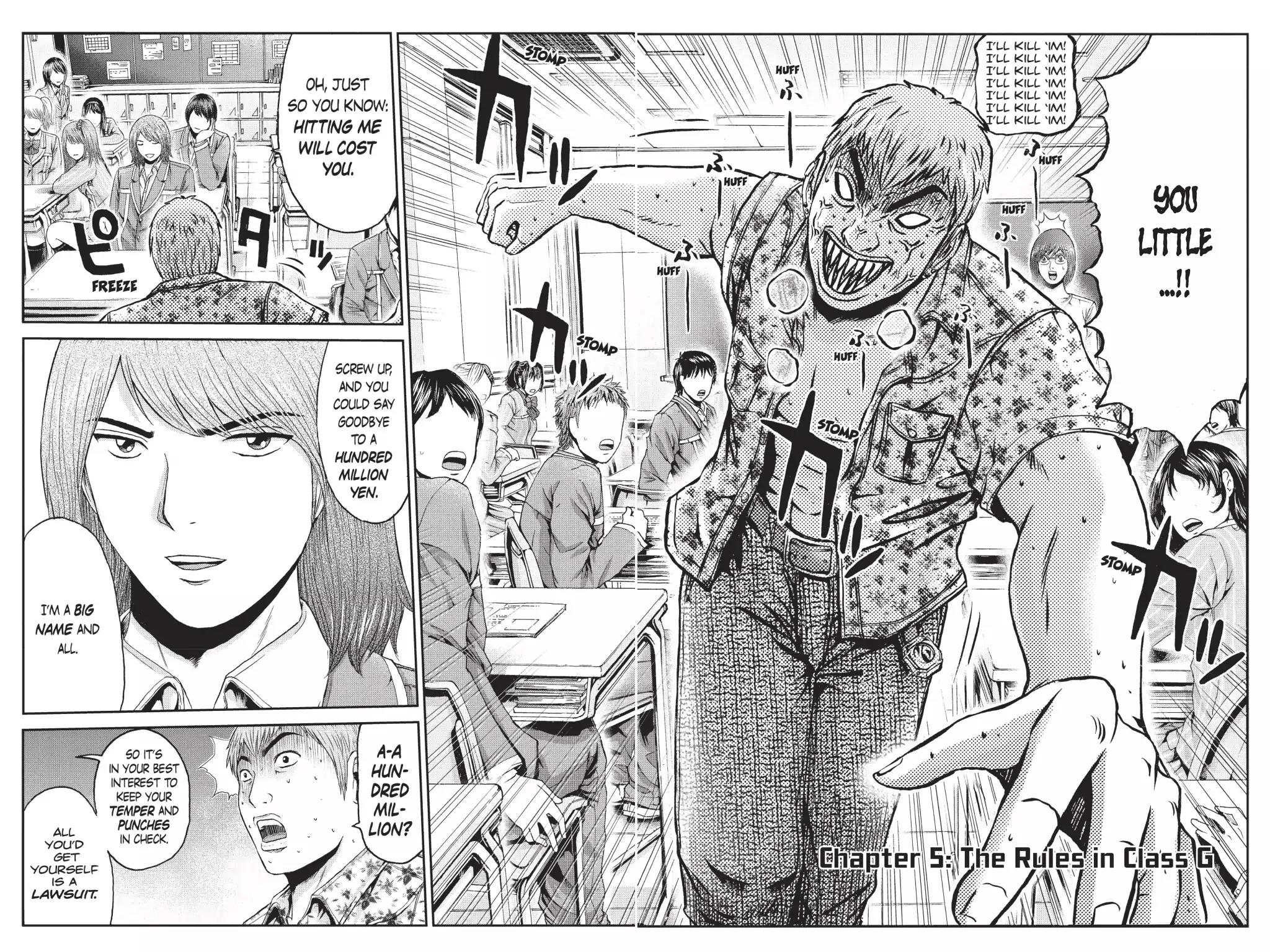 GTO - Paradise Lost Chapter 5 page 4 - Chapter 5: The Rules in Class G