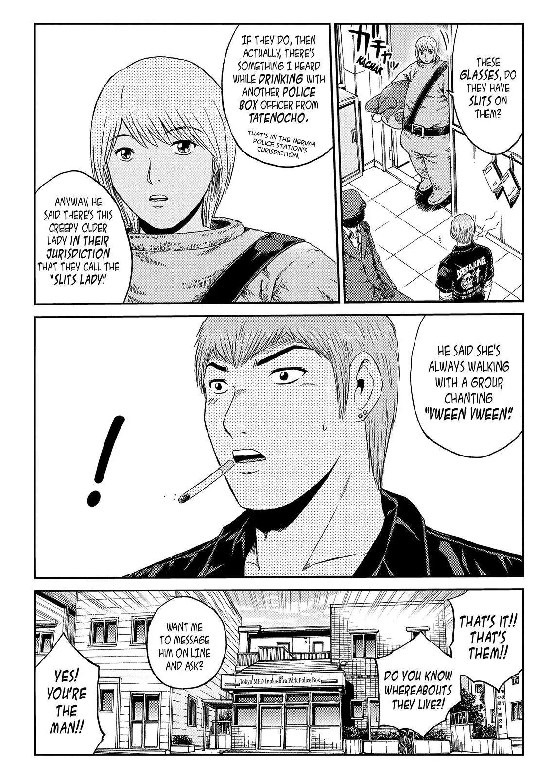 GTO - Paradise Lost Chapter 50 page 10 - Chapter 50: Find That Slits Lady!!