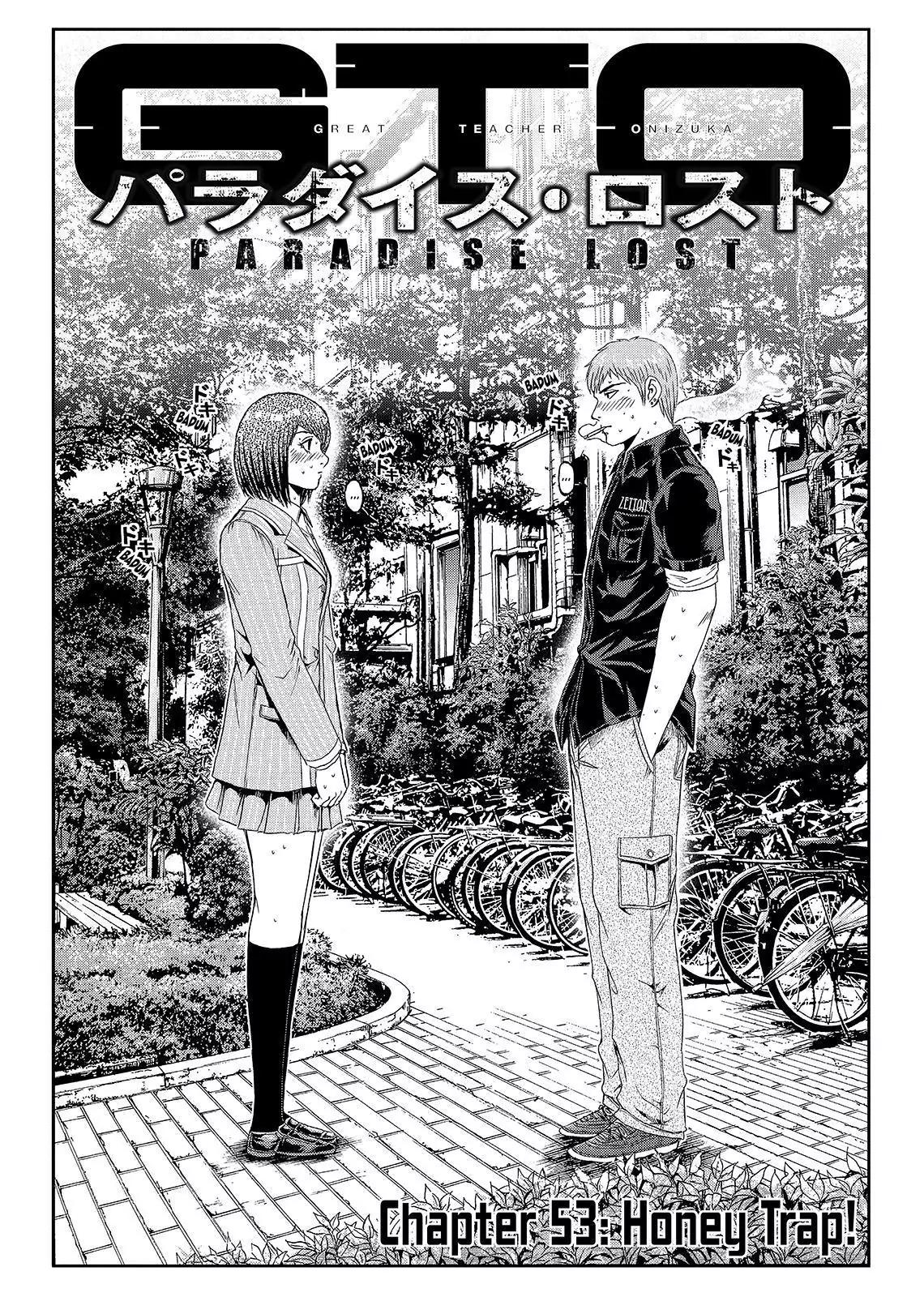GTO - Paradise Lost Chapter 53 page 1 - Chapter 53: Honey Trap!