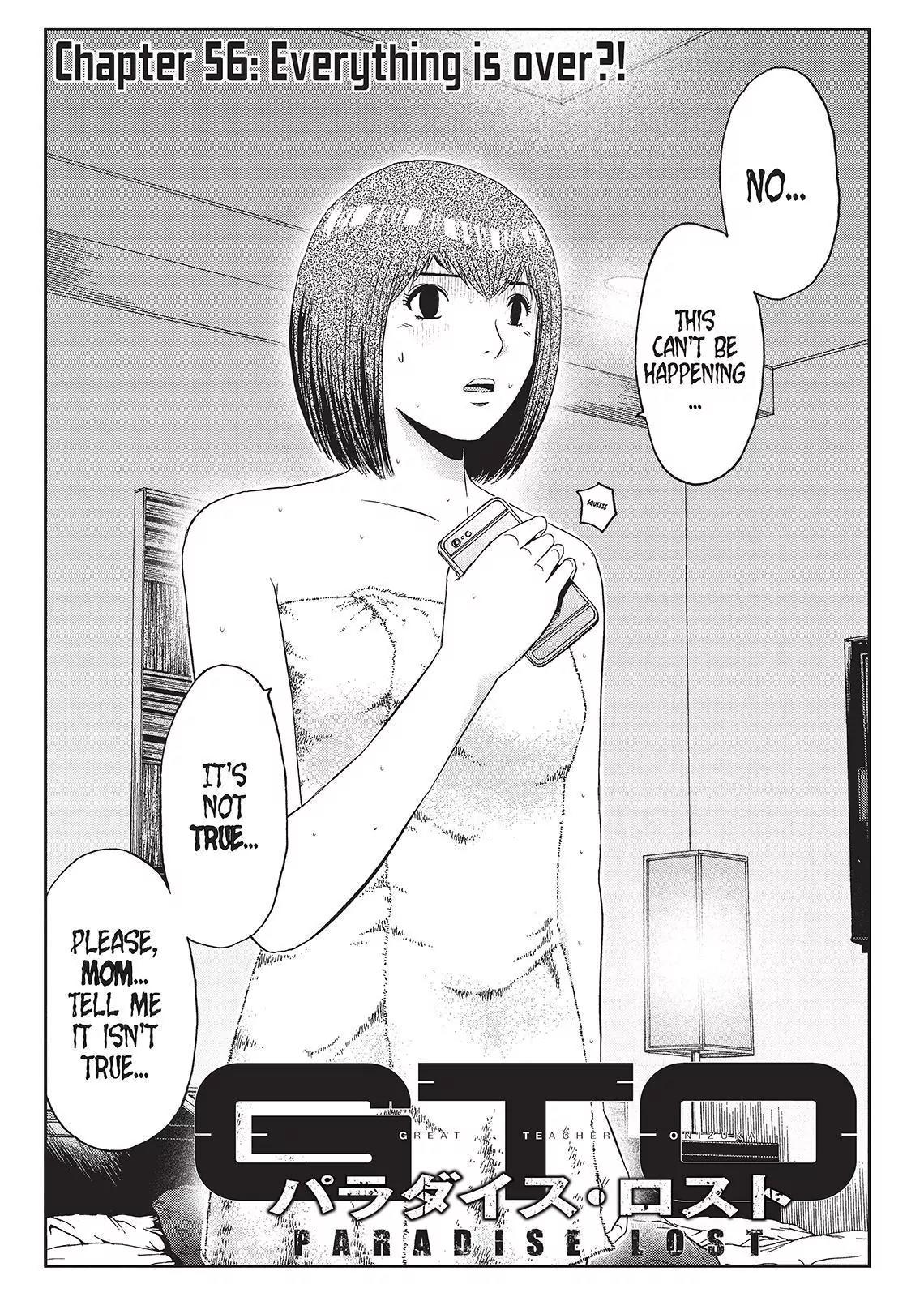 GTO - Paradise Lost Chapter 56 page 2 - Chapter 56: Everything is over?!