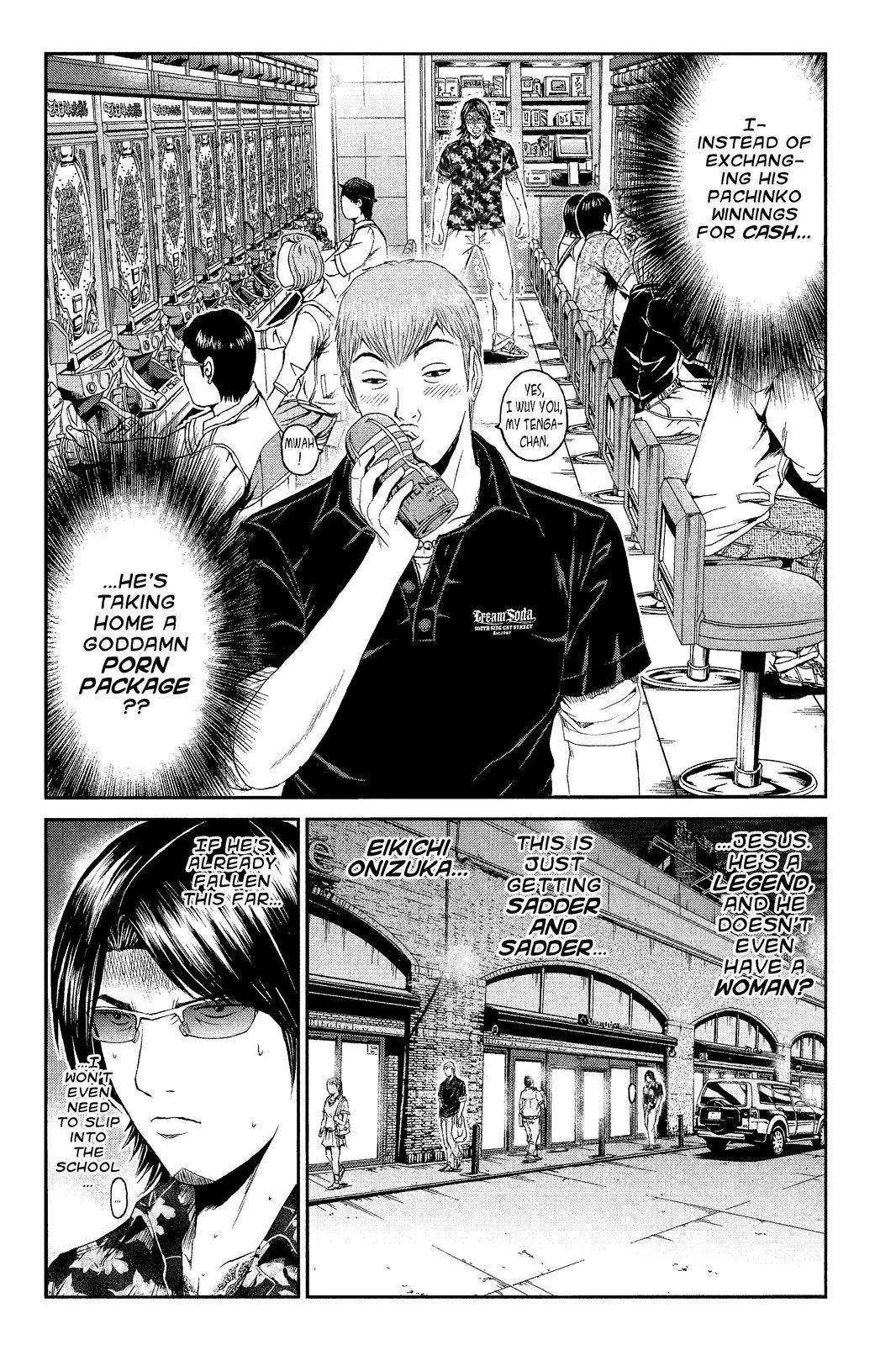 GTO - Paradise Lost Chapter 62 page 12 - Chapter 62: Former Gangbanger Stalker?!