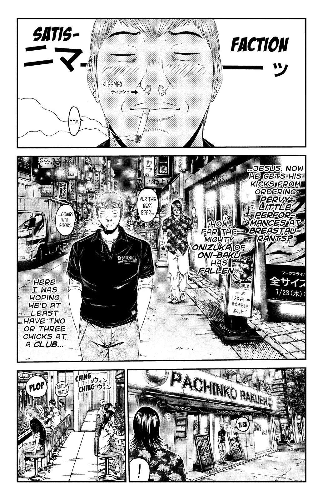 GTO - Paradise Lost Chapter 62 page 8 - Chapter 62: Former Gangbanger Stalker?!