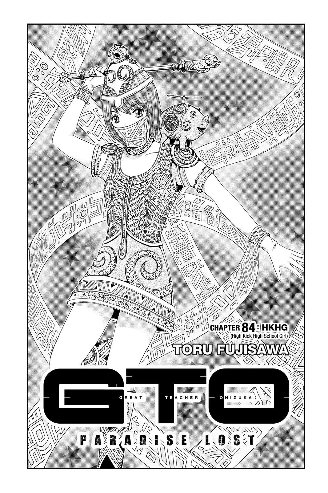 GTO - Paradise Lost Chapter 84 page 2 - Chapter 84: High Kick High School Girl
