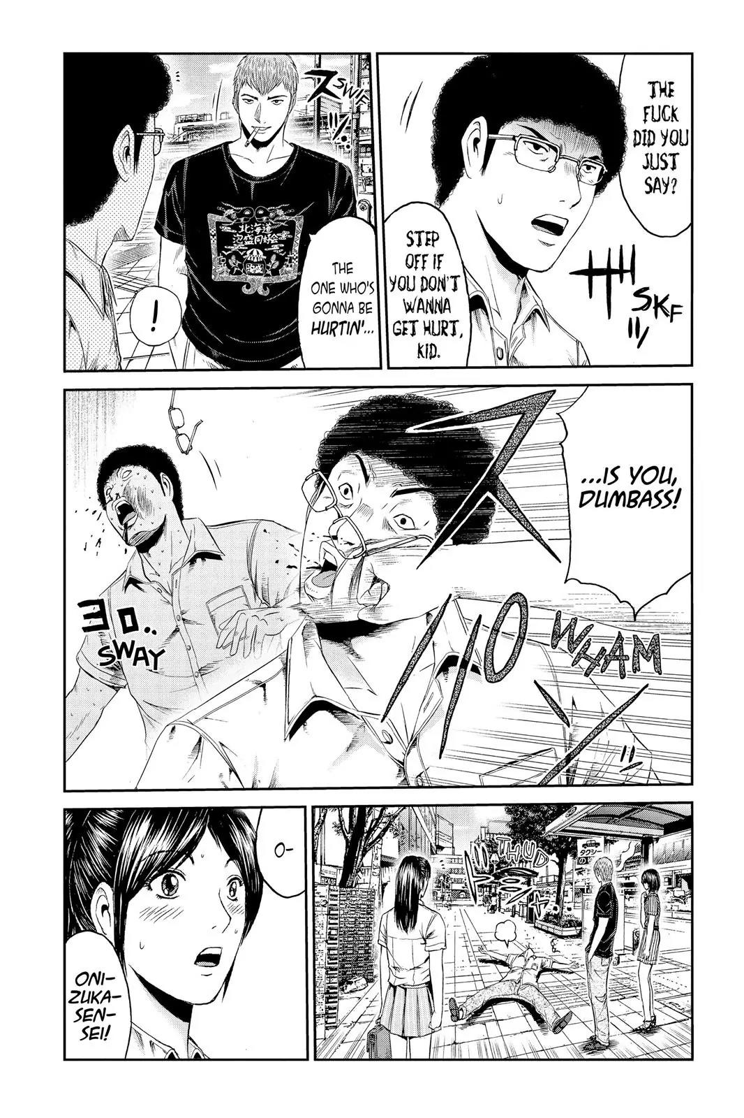GTO - Paradise Lost Chapter 84 page 6 - Chapter 84: High Kick High School Girl