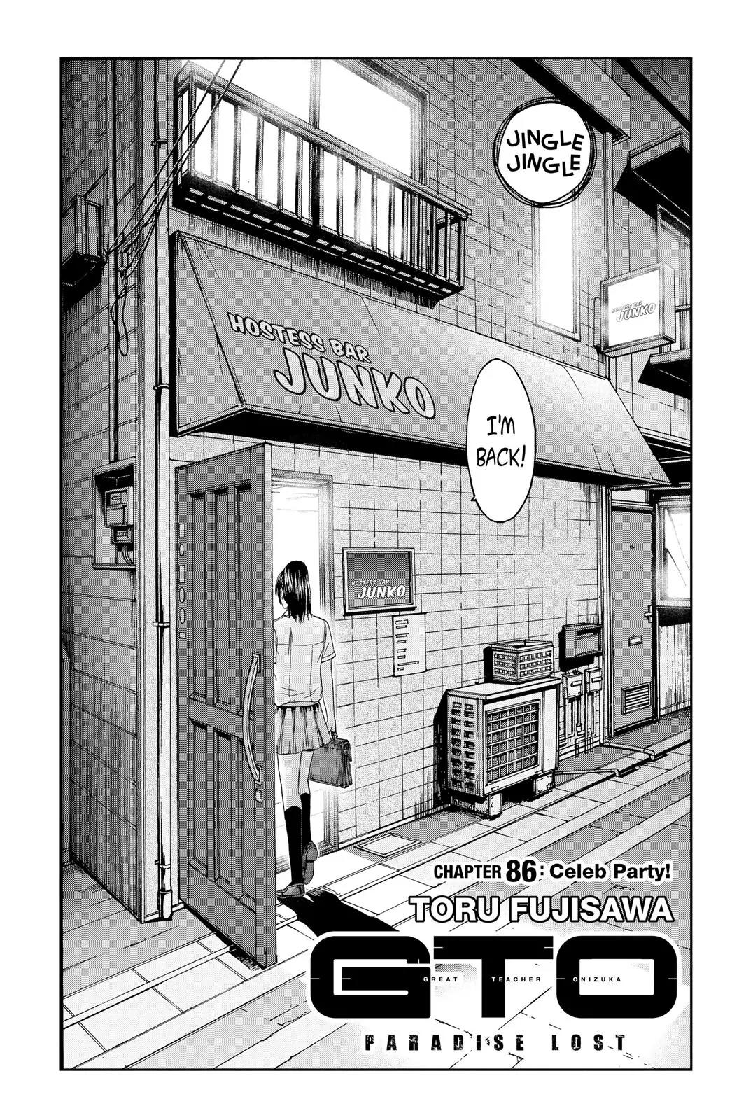 GTO - Paradise Lost Chapter 86 page 2 - Chapter 86: Celeb Party!