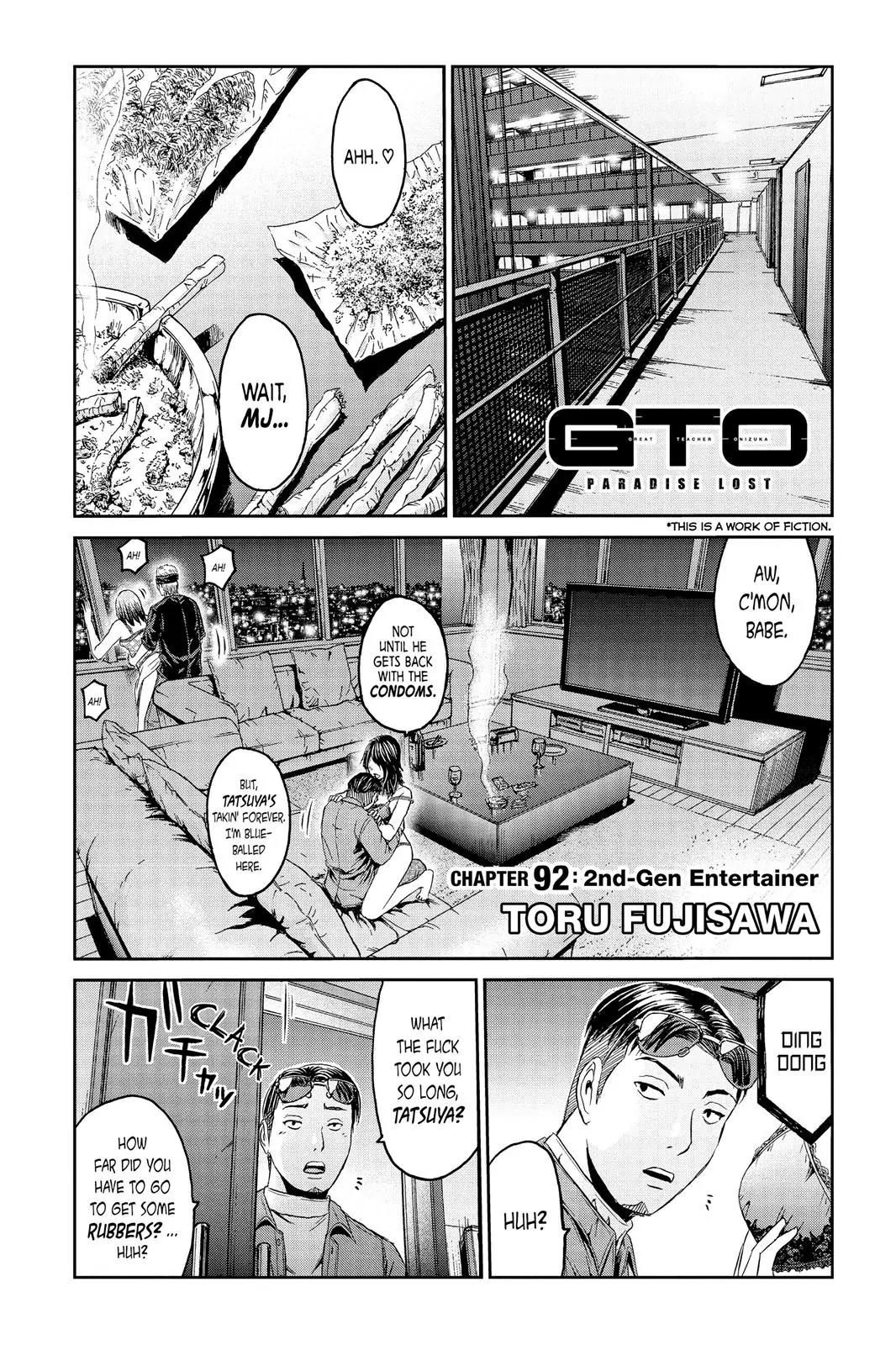GTO - Paradise Lost Chapter 92 page 2 - Chapter 92: 2nd-Gen Entertainer