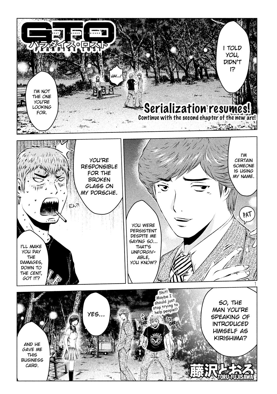 GTO - Paradise Lost Chapter 99 page 1 - Chapter 99