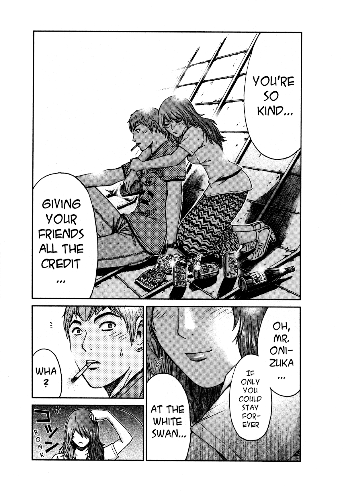 GTO: Shonan 14 Days Chapter 16 page 4 - Chapter 16: Liquor, Men, Women, And Tears