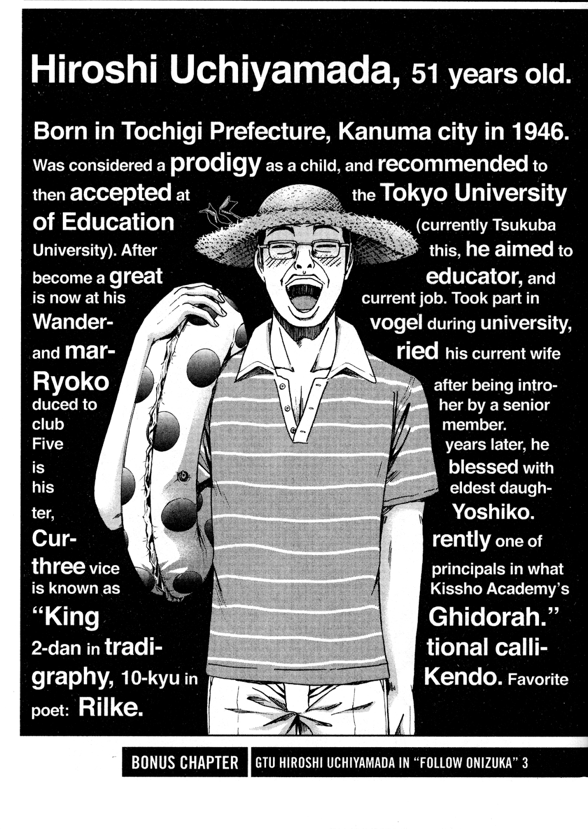 GTO: Shonan 14 Days Chapter 18.5 page 1 - Chapter 18.5: GTU Hiroshi Uchiyamada In "Follow Onizuka" 3