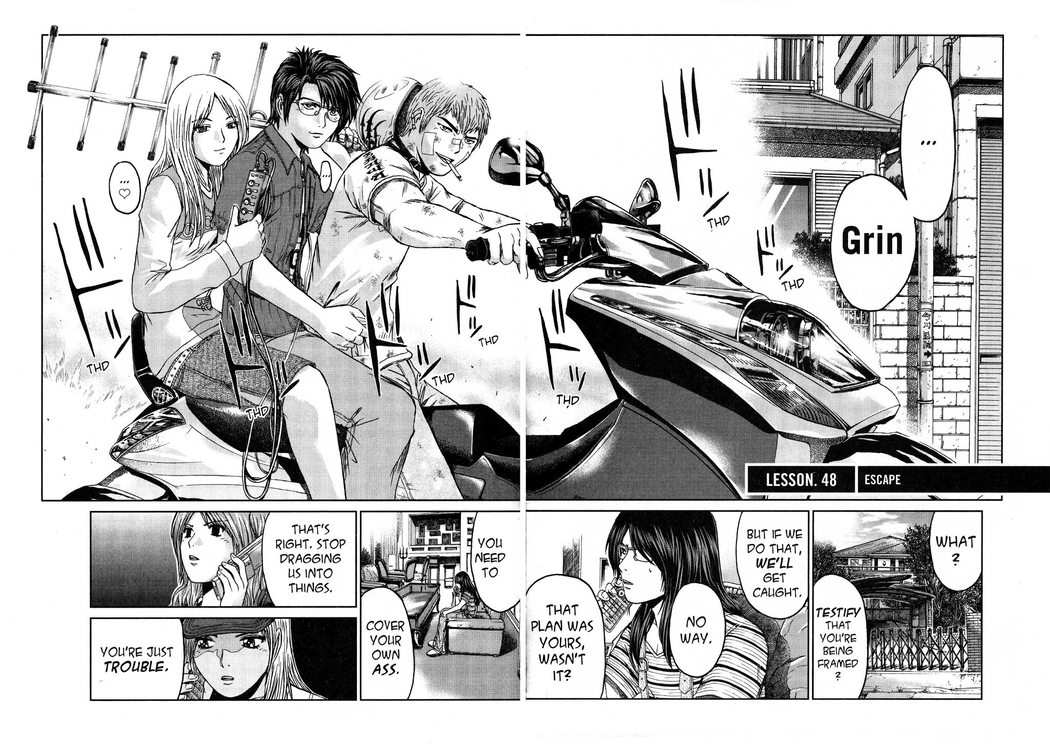 GTO: Shonan 14 Days Chapter 48 page 4 - Chapter 48: Escape