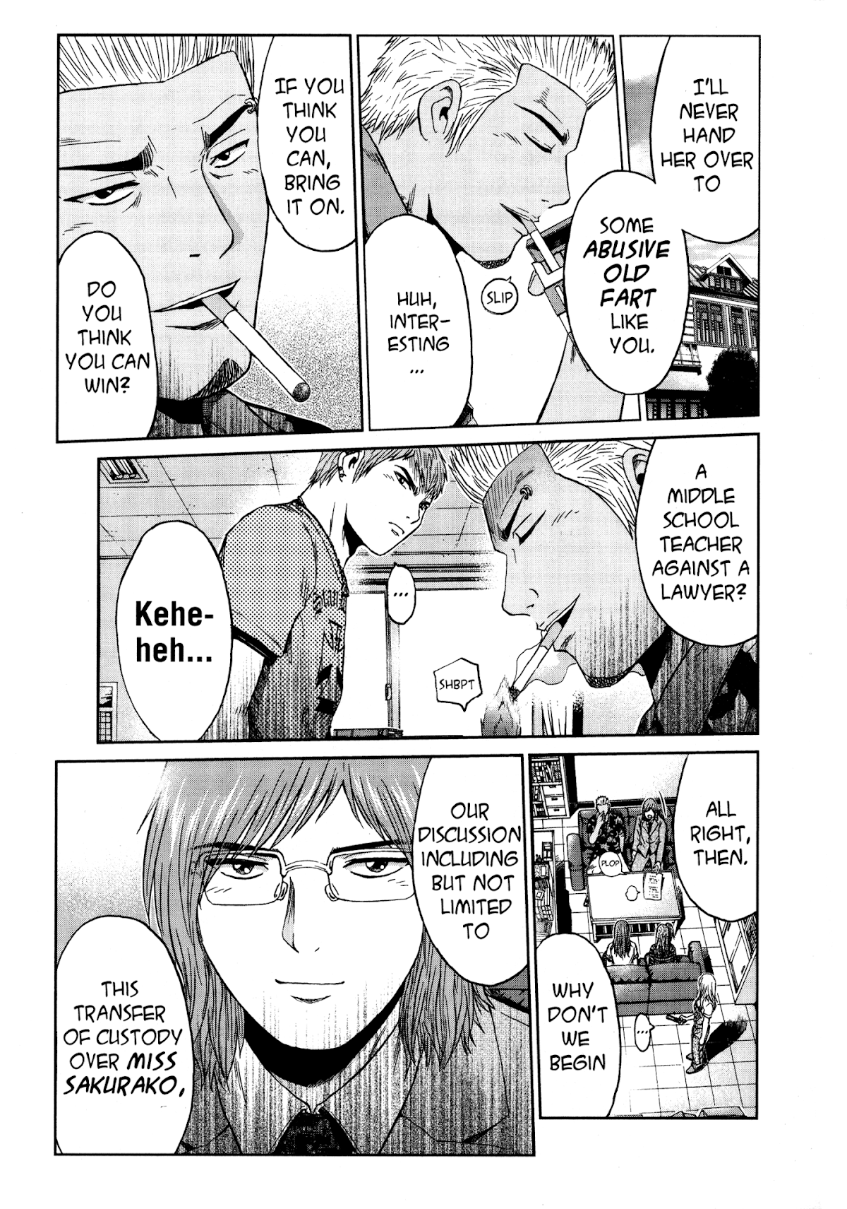 GTO: Shonan 14 Days Chapter 58 page 1 - Chapter 58: Angry Fist